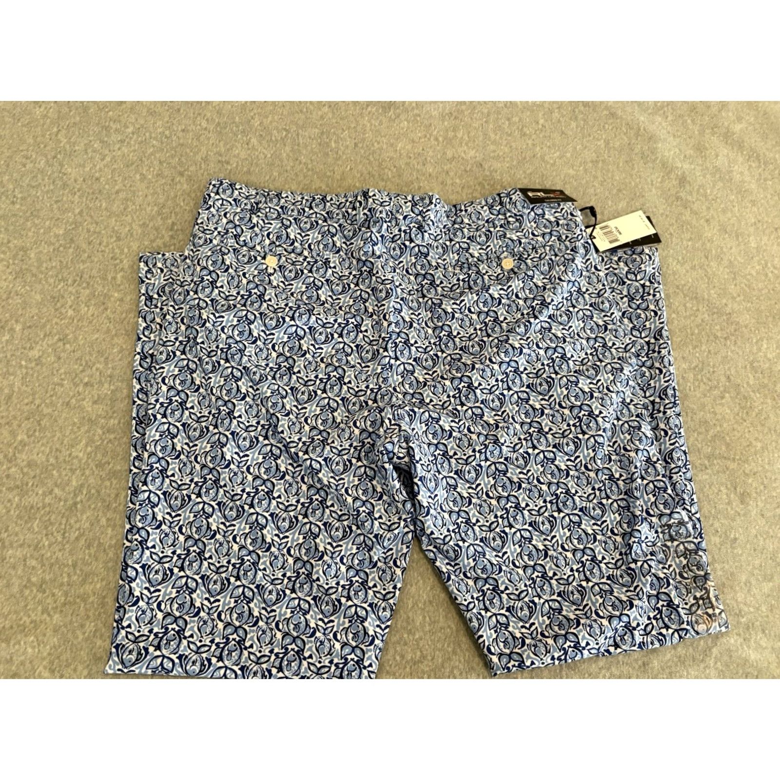 RLX Ralph Lauren RLX Ralph Lauren Golf Pants Blue Fish Print Mens 38x32 NWT 48 Size US 38 / EU 54 - 6 Thumbnail
