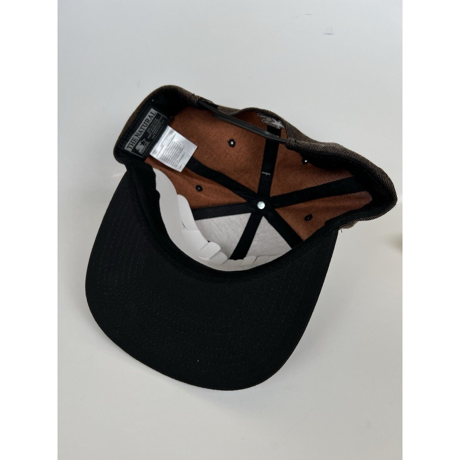 Vans Vans Starter Snapback Hat Cap Brown Black Retro Patch Size ONE SIZE - 7 Thumbnail