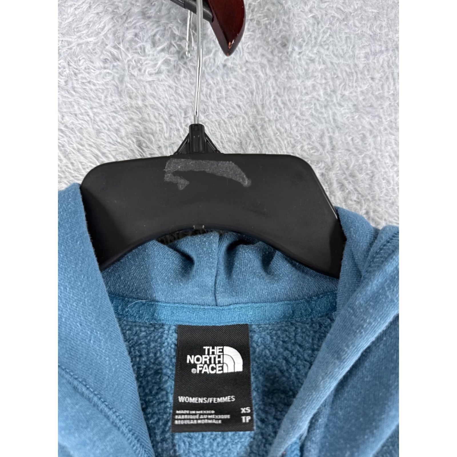 The North Face The North Face Hoodie Women XS Blue Pullover Jersey Fabric 90s Vintage Not Applicable Size XS / US 0-2 / IT 36-38 - 6 Thumbnail