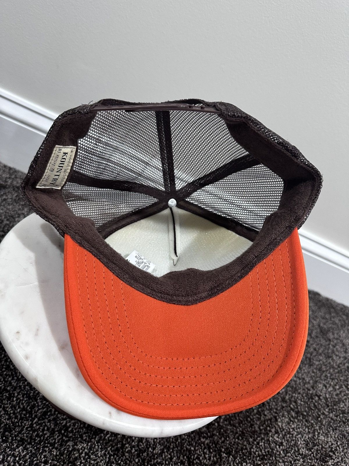 Kapital Kapital Century Denim Coating Service Brown/Orange Hat Size ONE SIZE - 6 Thumbnail