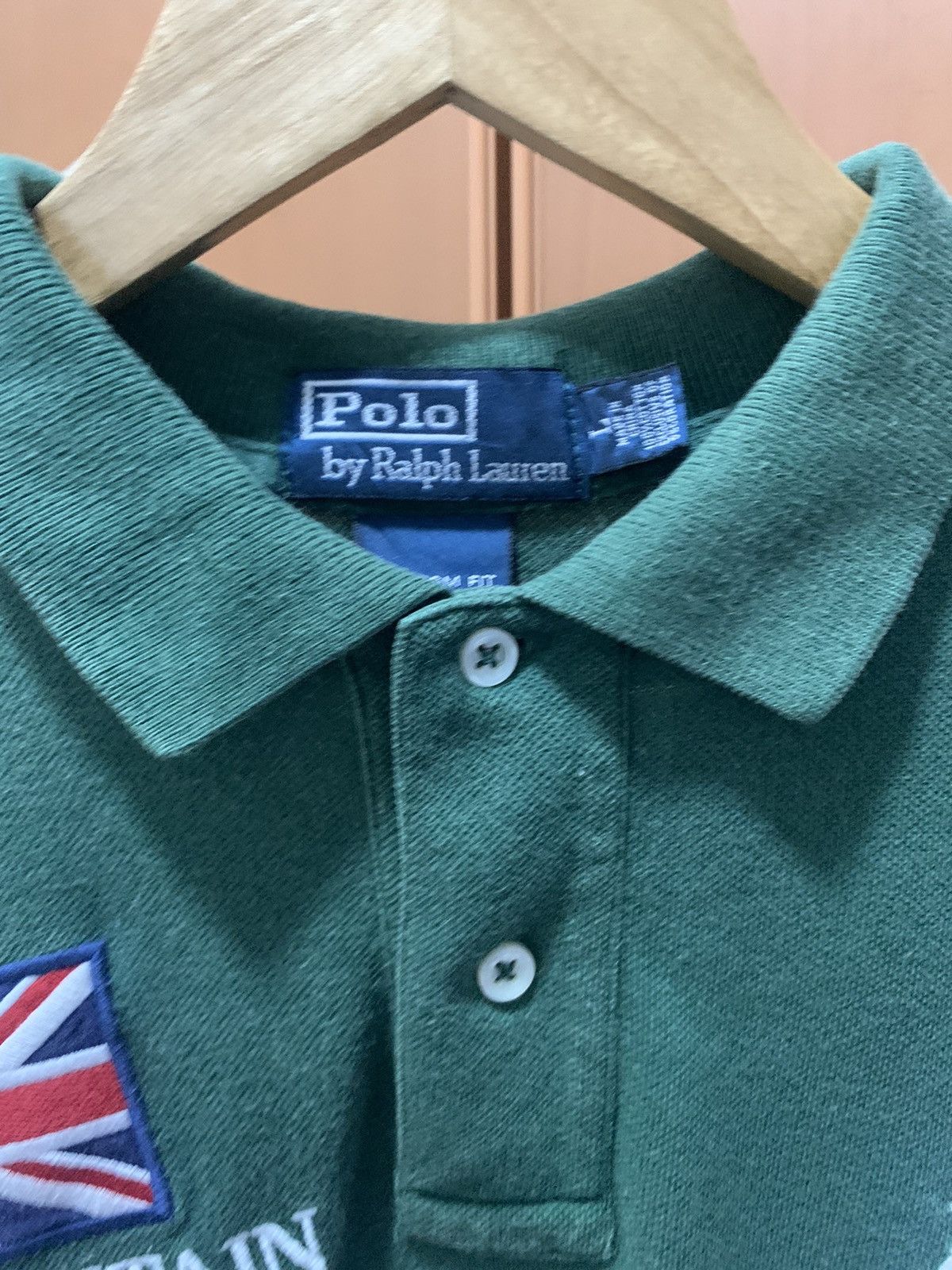 Polo Ralph Lauren Vintage Polo Ralph Lauren Great Britain Shirt Size US L / EU 52-54 / 3 - 3 Thumbnail