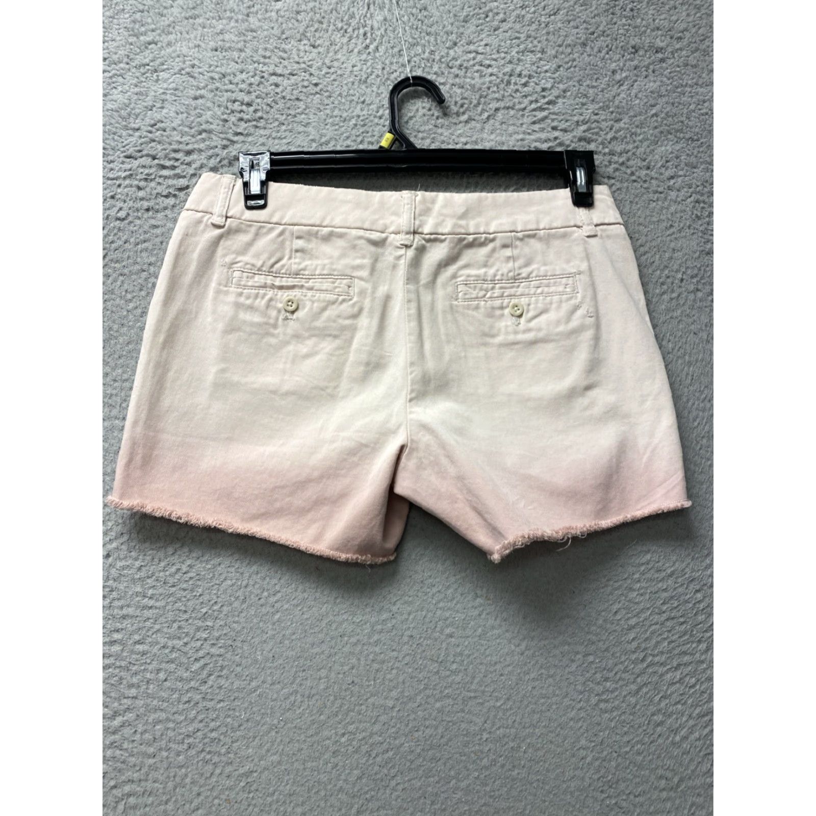J.Crew J.CREW Women's Chino Shorts Size 4 Beige Cotton Mid Rise Classic Casual Size 27" / US 4 / IT 40 - 4 Thumbnail