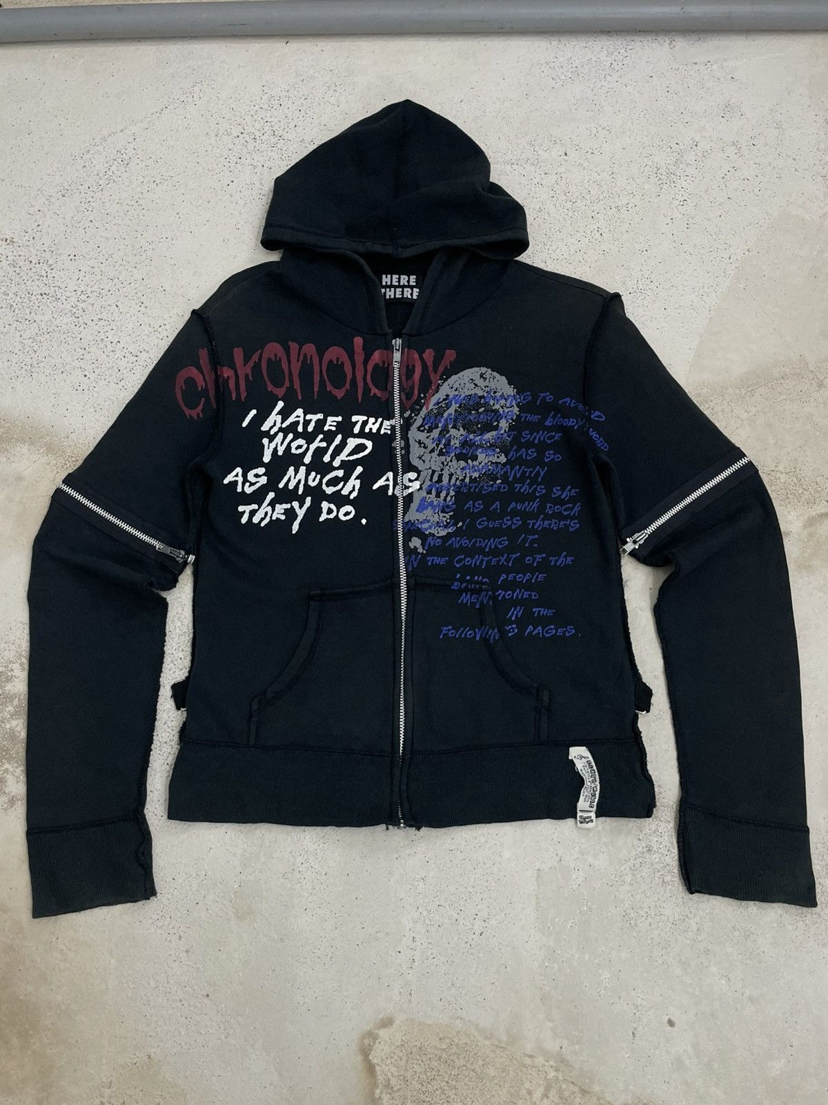 Japanese Brand Clash Music Chronology Poem Y2K Seditionaries Punk Design Size US S / EU 44-46 / 1 - 3 Thumbnail