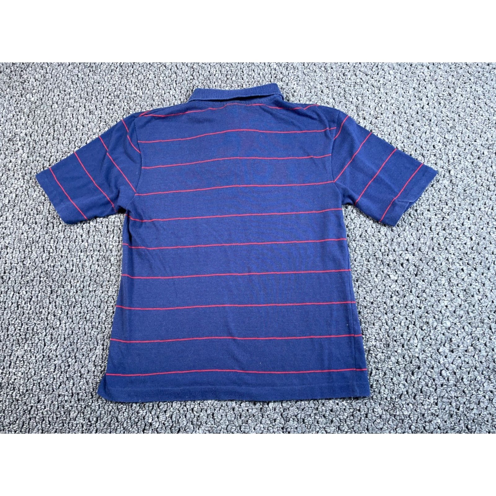 Disney VINTAGE Disney Polo Shirt Shirt Men S Blue Striped Mickey Mouse Embroidered 90s Preppy Retro Casual Short Sleeve Cotton Polyester Blend USA Made Size US S / EU 44-46 / 1 - 2 Thumbnail