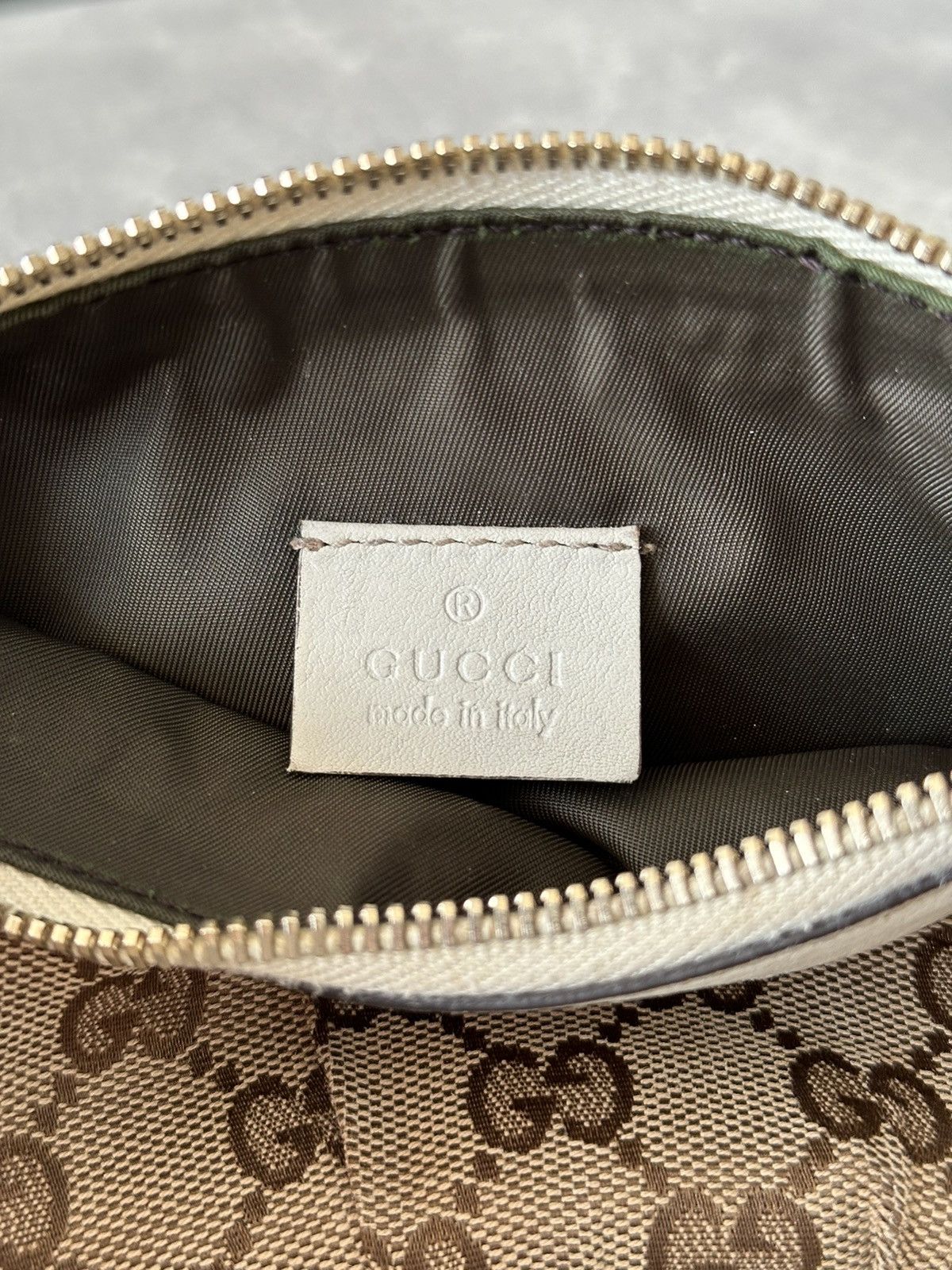 Gucci Gucci Mini Monogram Cross Body bag White/Beige 212216 Size ONE SIZE - 6 Thumbnail