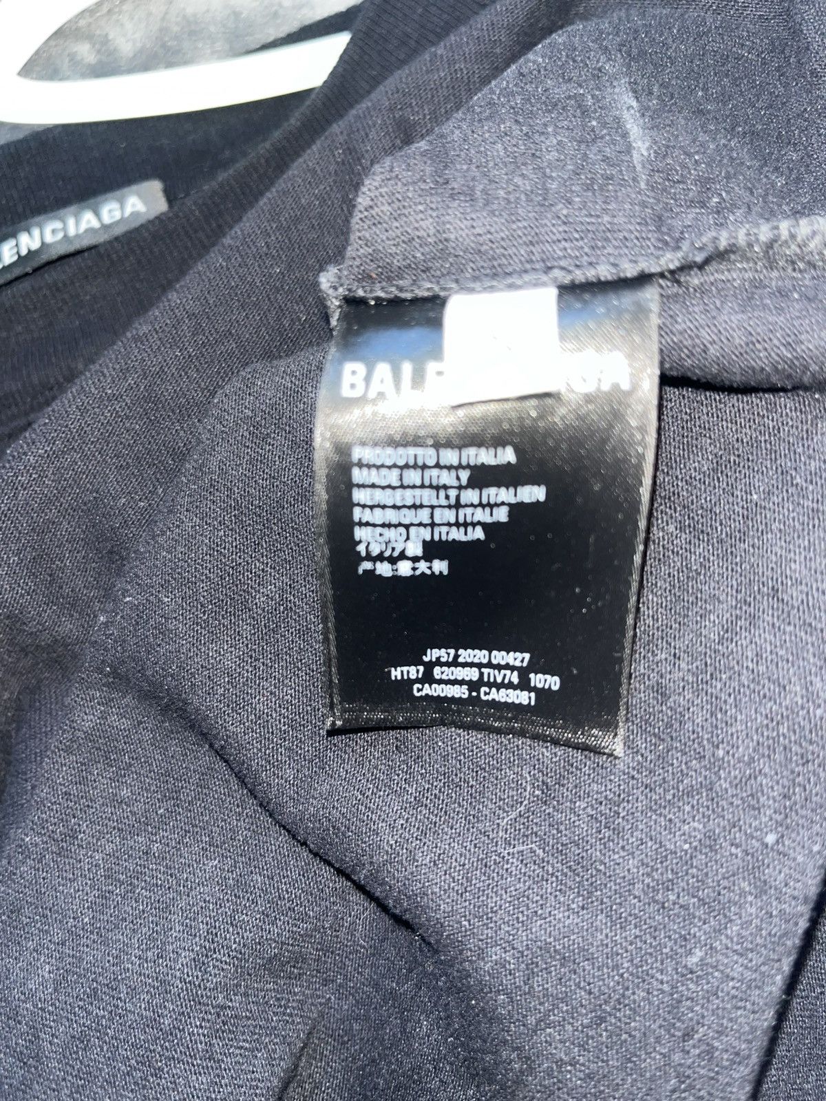 Balenciaga Balenciaga Crew Logo T-shirt Size US S / EU 44-46 / 1 - 5 Thumbnail