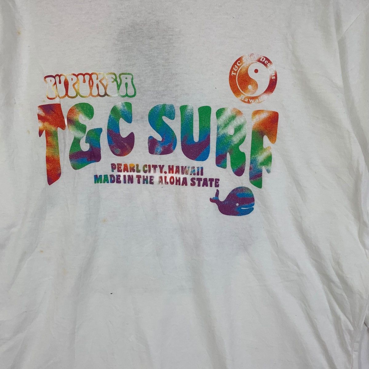Vintage &C SURF HAWAII Haleiwa Pupukea Sunset Beach Tee Shirt Top Size L / US 10 / IT 46 - 3 Thumbnail