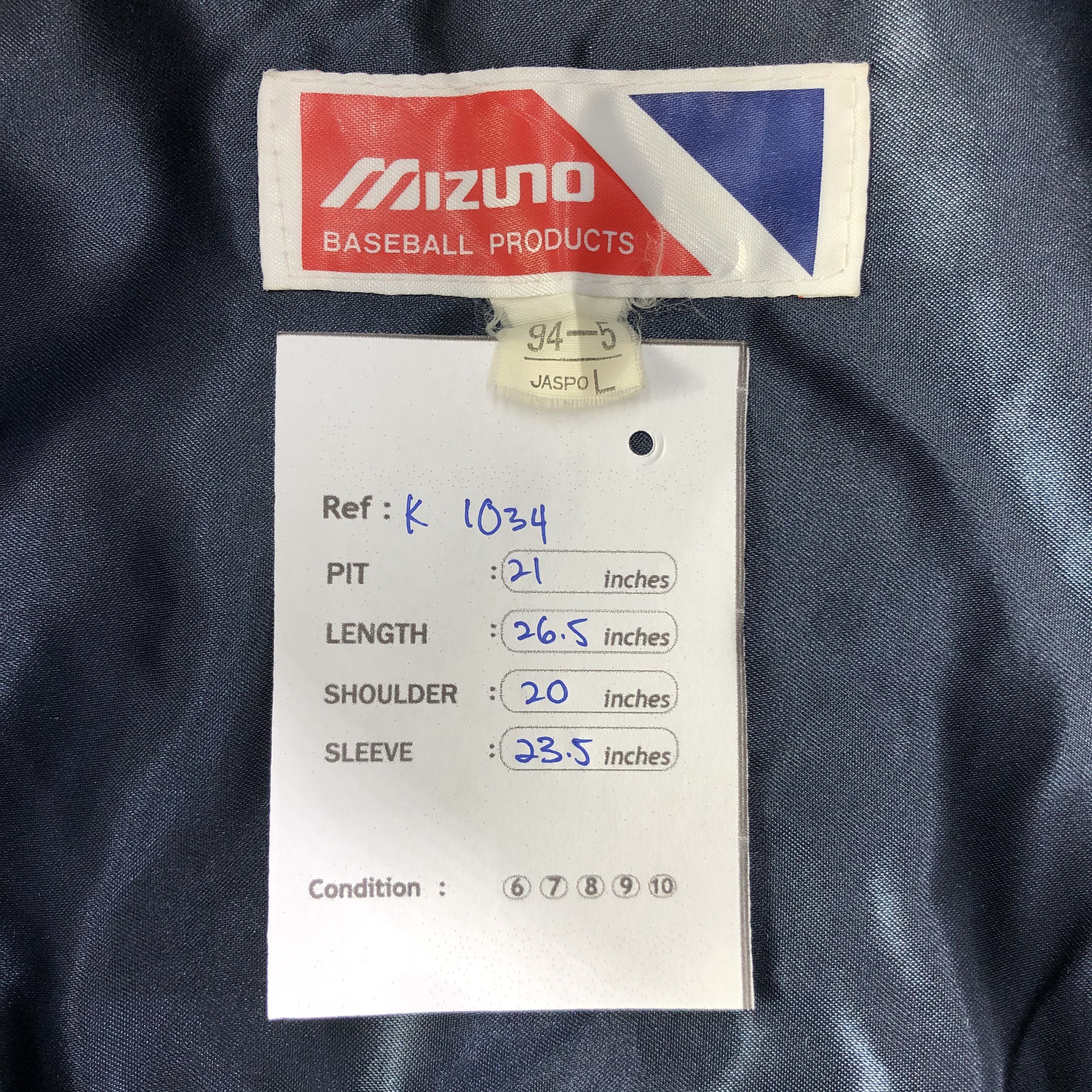 Mizuno Vintage Mizuno Satin Varsity Jacket Size US L / EU 52-54 / 3 - 8 Thumbnail