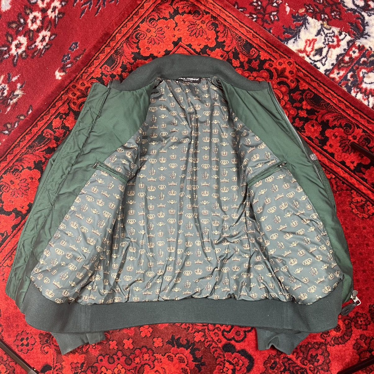 Dolce & Gabbana Warm DOLCE & GABBANA Stuffed Bomber - Puffer Green Jacket Size US L / EU 52-54 / 3 - 12 Thumbnail