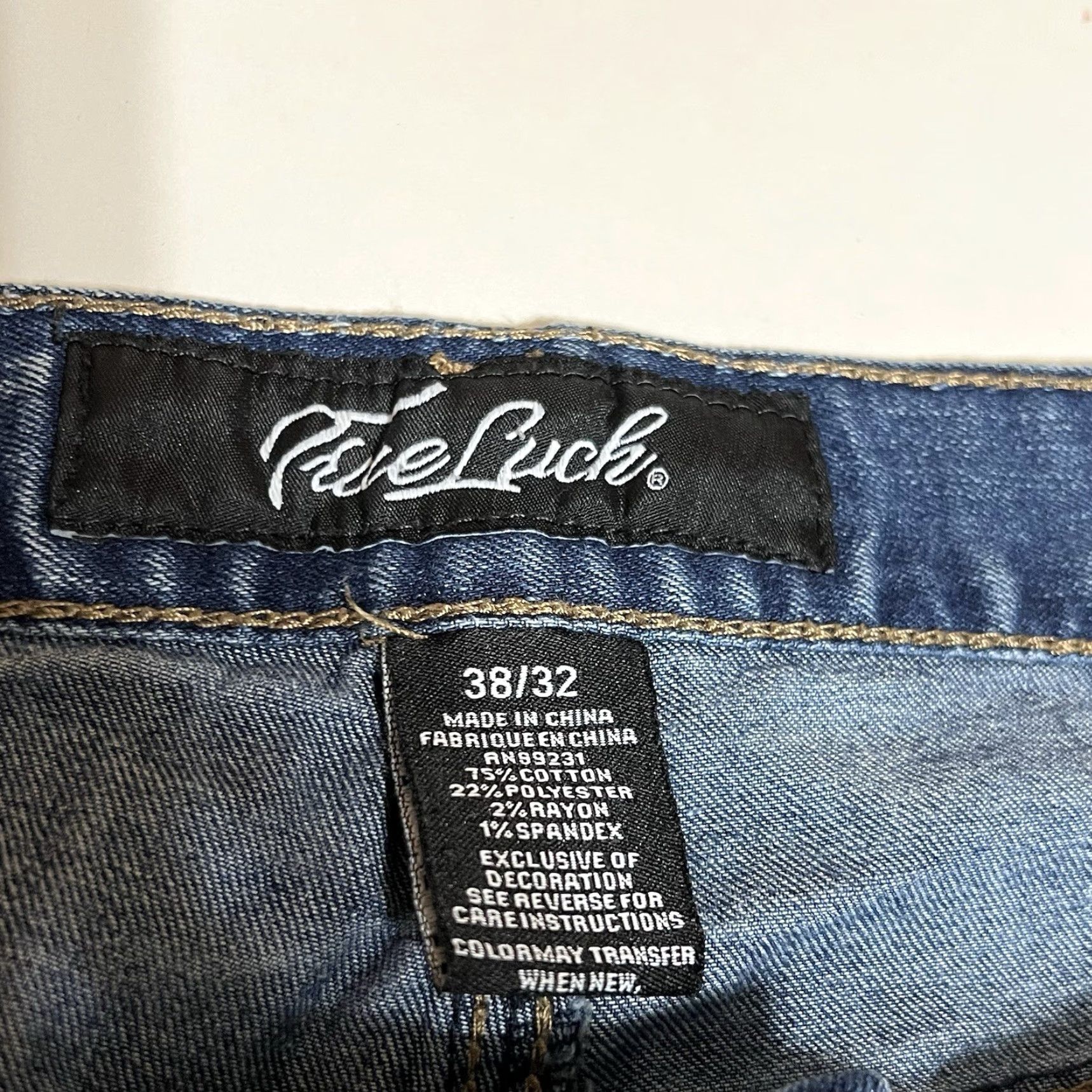 Vintage True Luck Jeans Shirt? Size US 38 / EU 54 - 7 Thumbnail