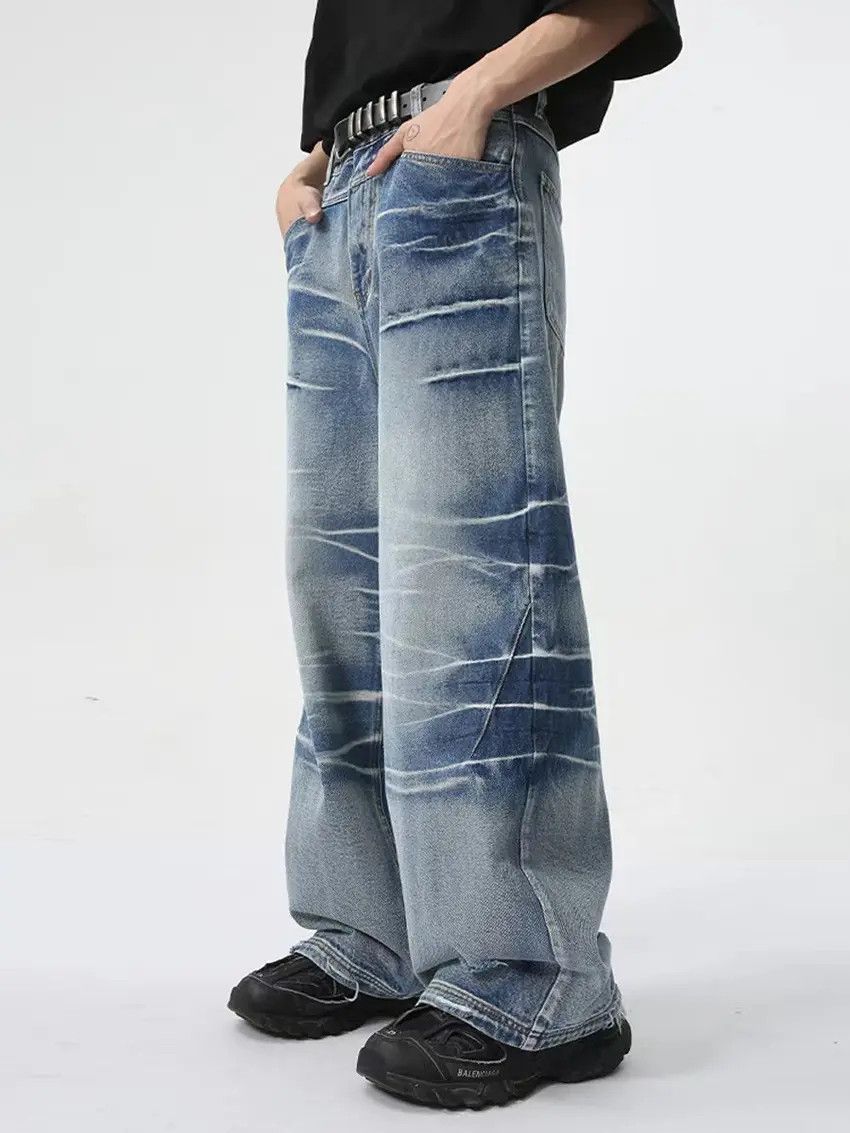 Designer × Japanese Brand Vintage Hip Hop Vibe Street Loose Casual Pants Size US 31 - 3 Thumbnail