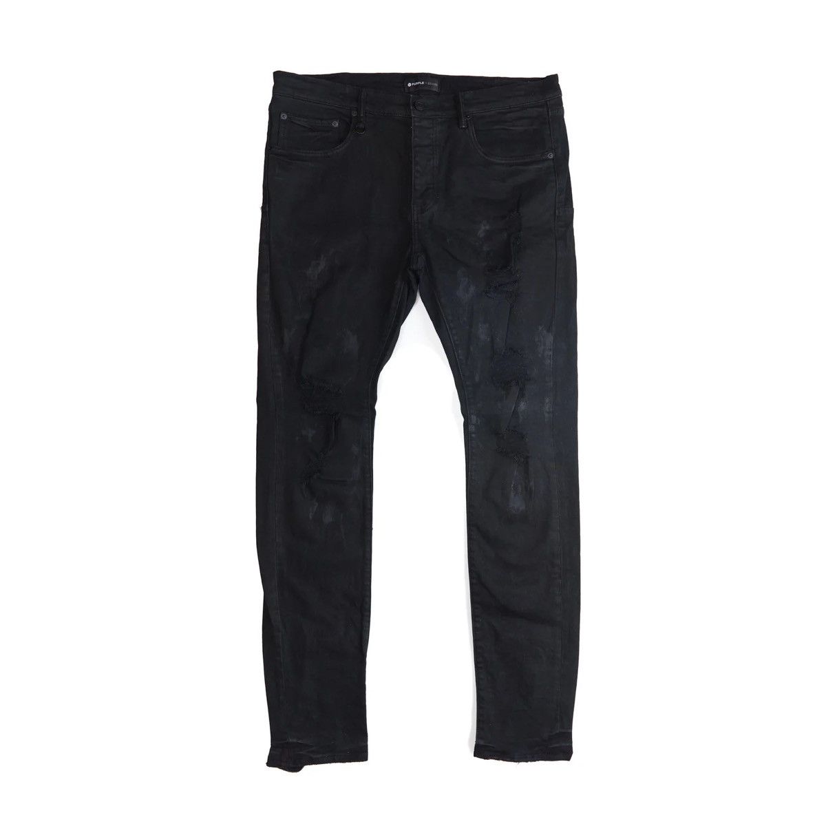 Purple Brand PURPLE BRAND P001 BLACK OIL SPILL Size US 36 / EU 52 - 1 Thumbnail