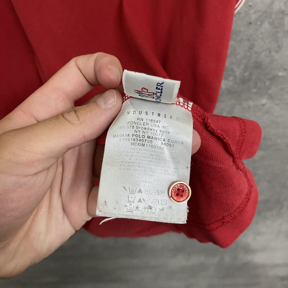 Moncler Moncler Polo T-Shirt Size US XL / EU 56 / 4 - 10 Thumbnail