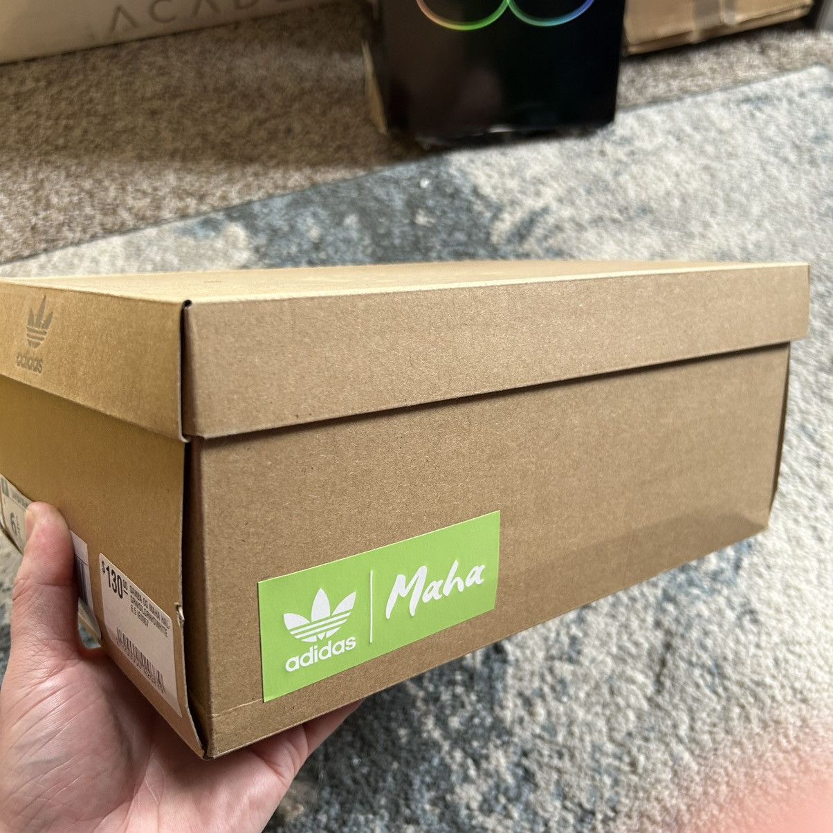Adidas Samba OG suede MAHA Half Green Silver Matcha Jade Off White Size US 8 / IT 38 - 13 Thumbnail