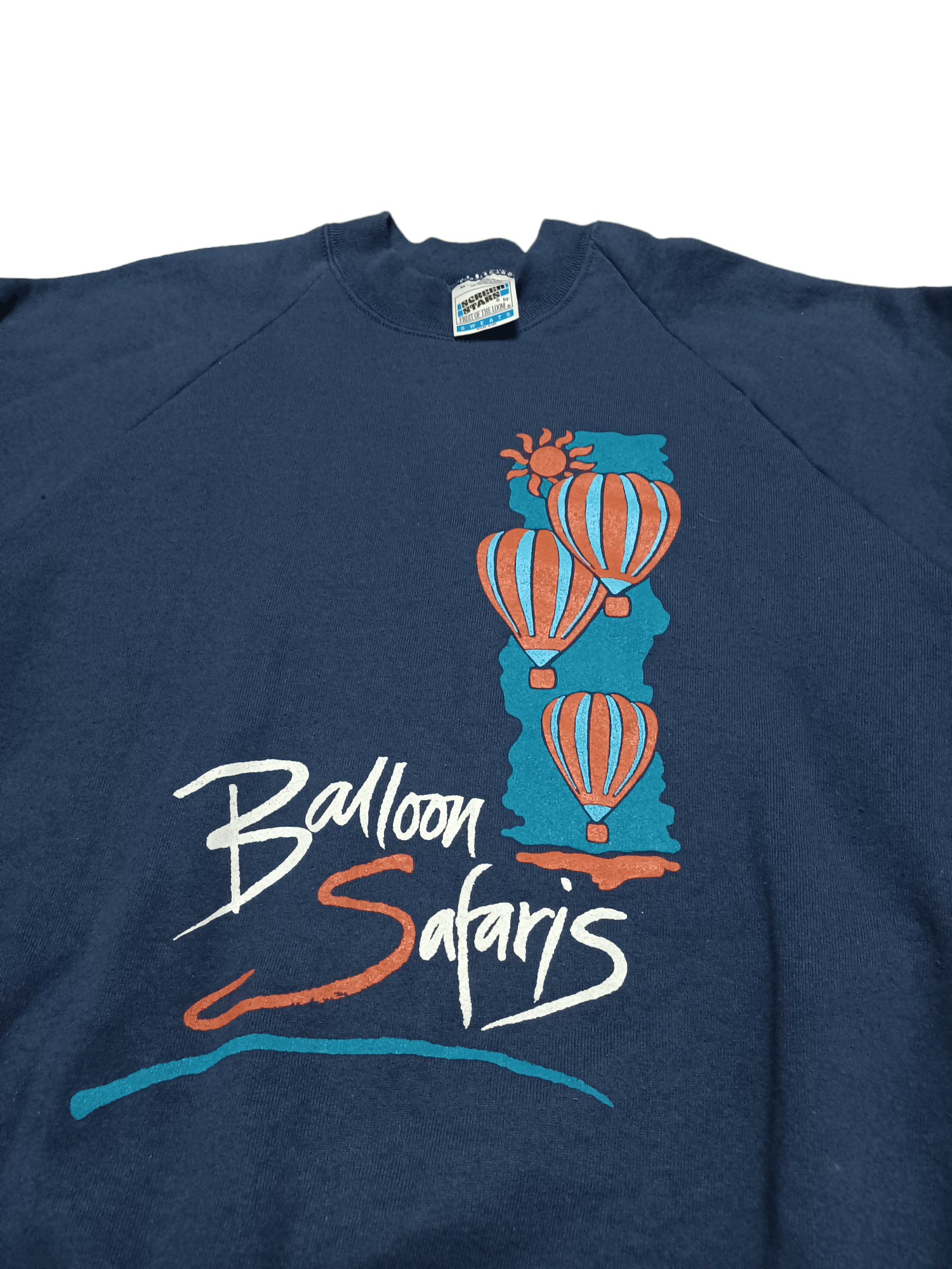 Fruit Of The Loom BALLOON SAFARIES 90S VINTAGE SCREENSTARS BOXY SWEATSHIRT Size US M / EU 48-50 / 2 - 2 Thumbnail