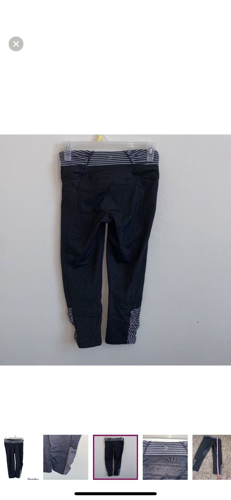 Athleta Athleta XS striped balance cropped leggings Size 25" / US 0 / IT 36 - 3 Thumbnail