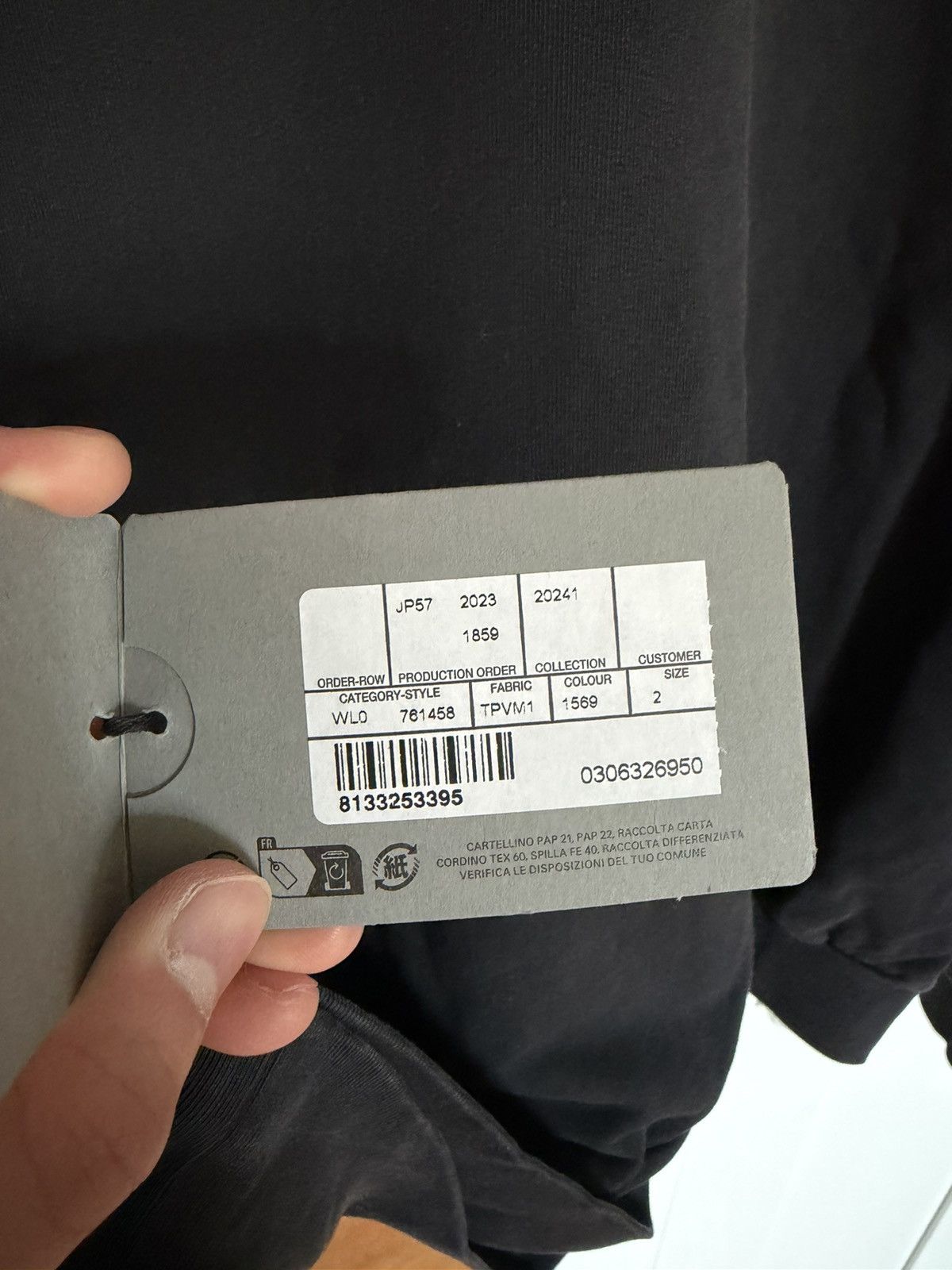 Balenciaga Balenciaga Paris Tropical Oversized Hoodie ‘Black/White’ Size US M / EU 48-50 / 2 - 6 Thumbnail