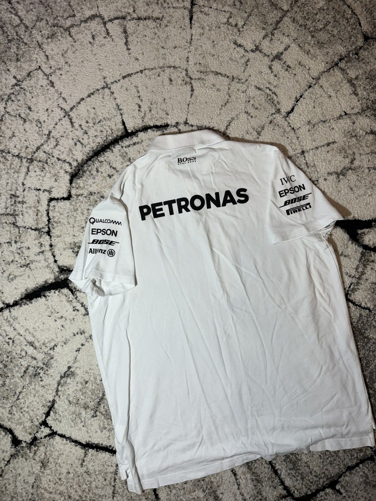 Formula 1 × Hugo Boss × Mercedes-Benz Petronas AMG Mercedes Benz Racing Team Hugo Boss Polo Shirt Size US XXL / EU 58 / 5 - 9 Thumbnail