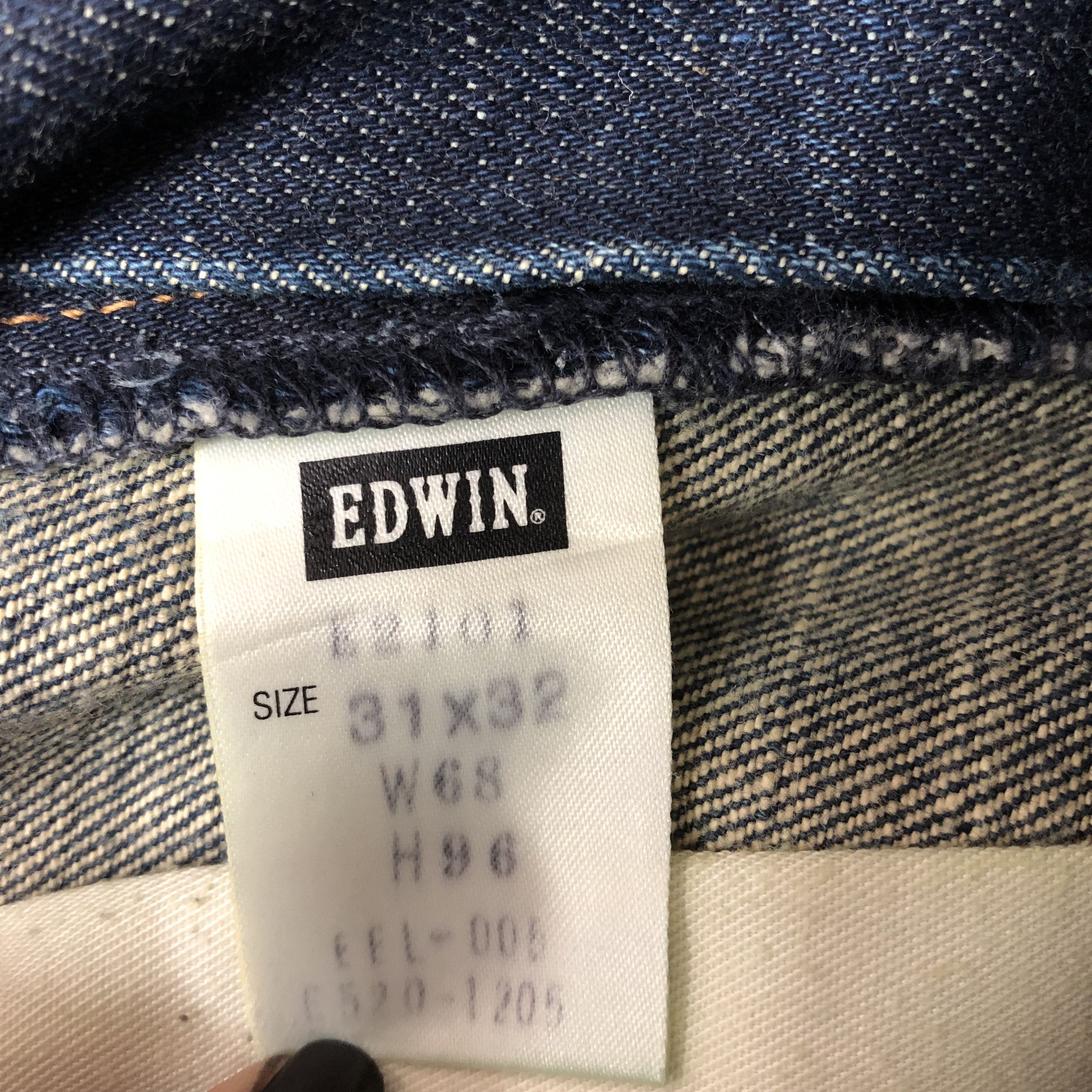 Japanese Brand Vintage Edwin E Function Blue Wash Flared Bootcut Jeans Size 28" / US 6 / IT 42 - 9 Thumbnail