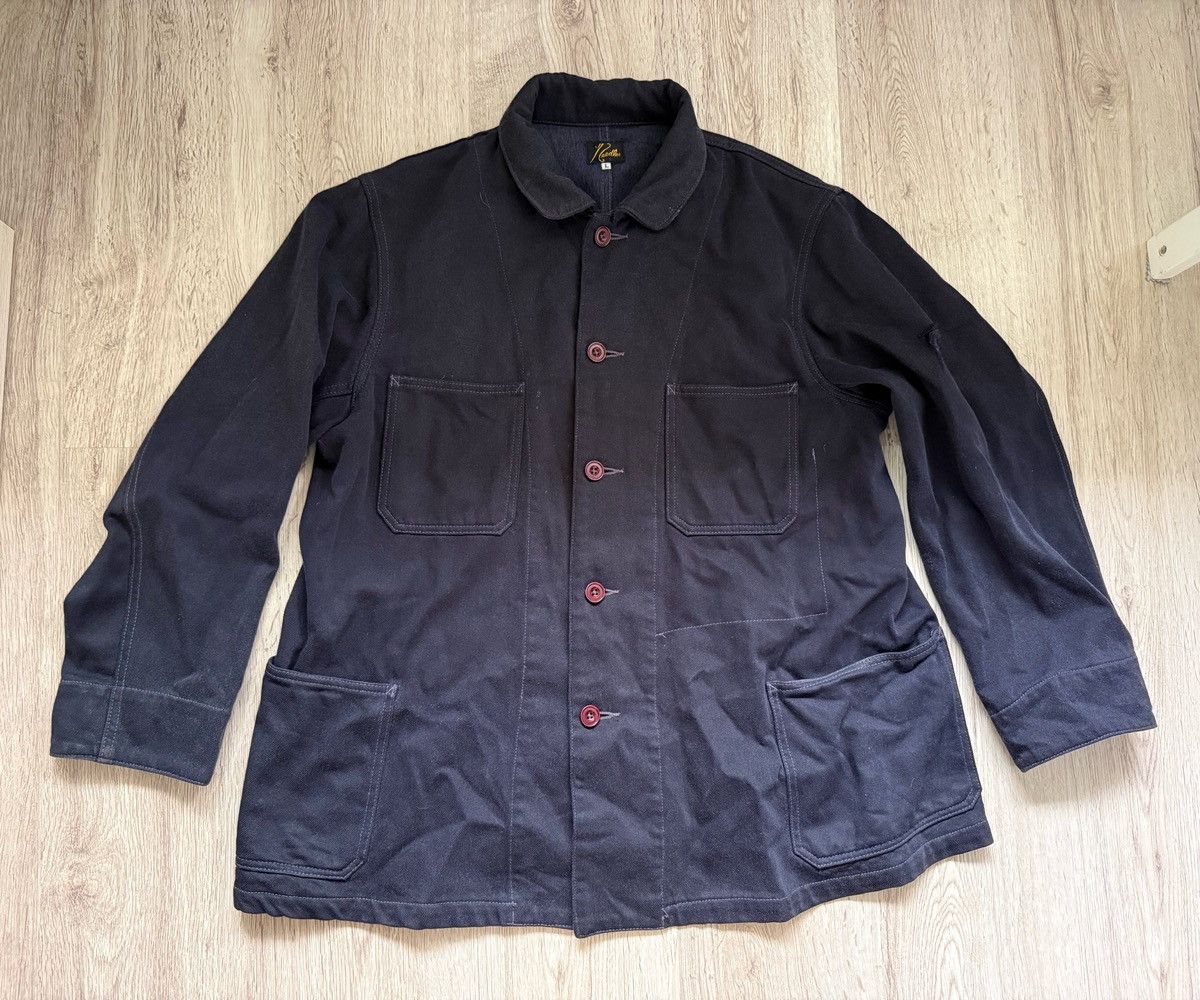 Needles Needles Wool Cotton Chore Jacket L Hole On Sleeve Size US L / EU 52-54 / 3 - 1 Thumbnail