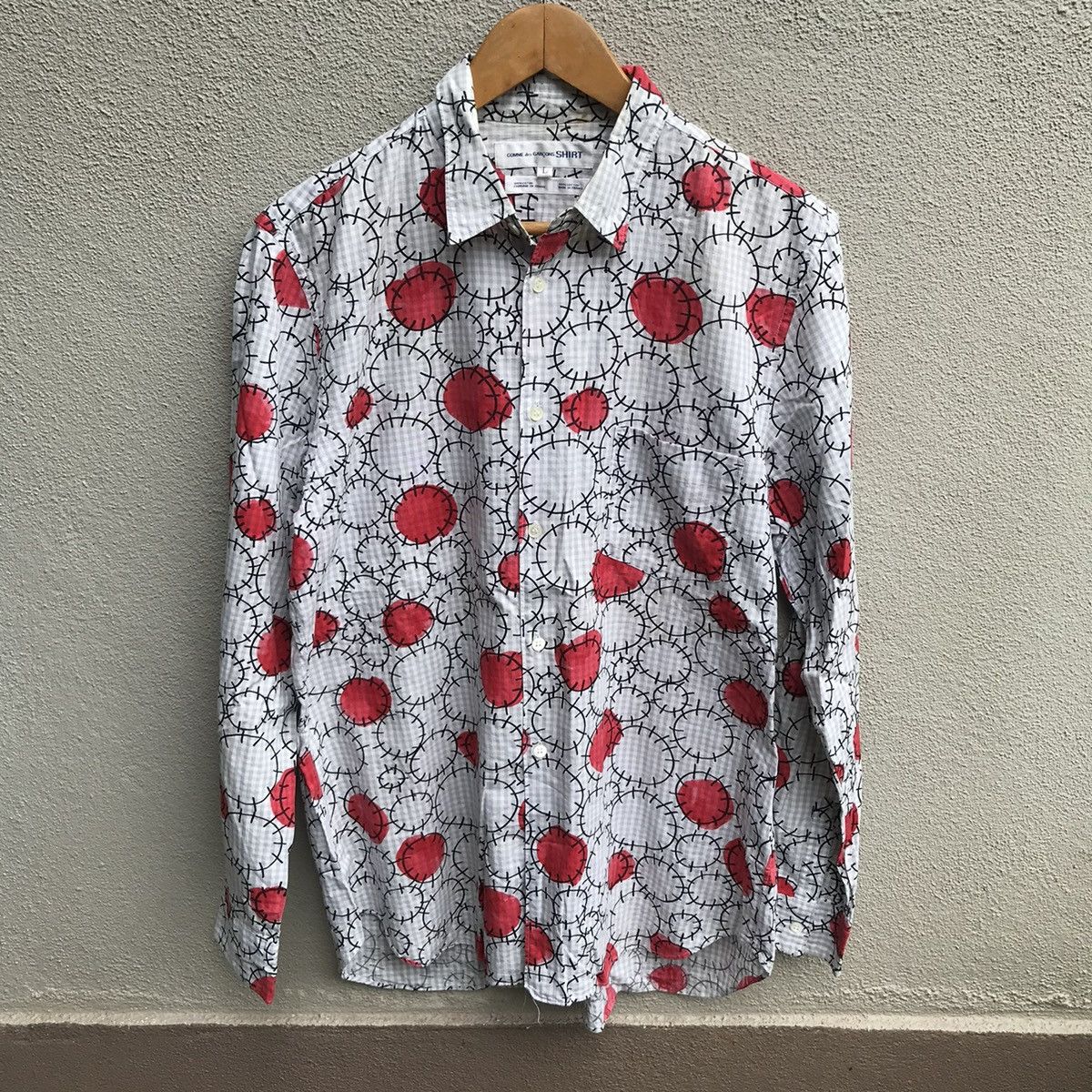 Comme des Garcons COMME DES GARCONS shirt all over print circle art Size US L / EU 52-54 / 3 - 1 Thumbnail