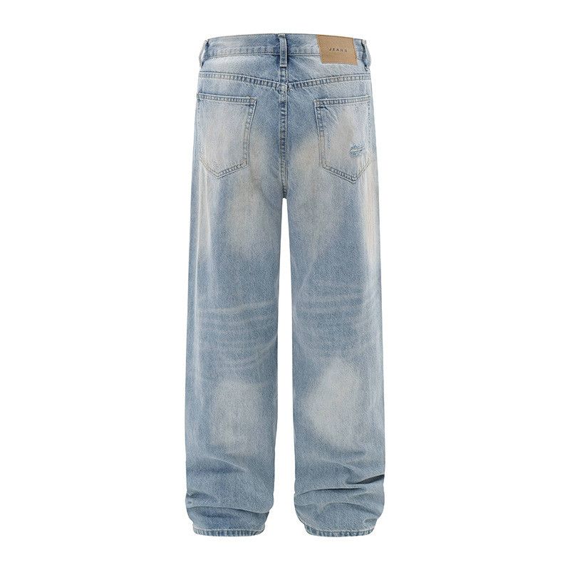 Vintage Men's flared Cleanfit ripped washed jeans Size US 32 / EU 48 - 2 Thumbnail