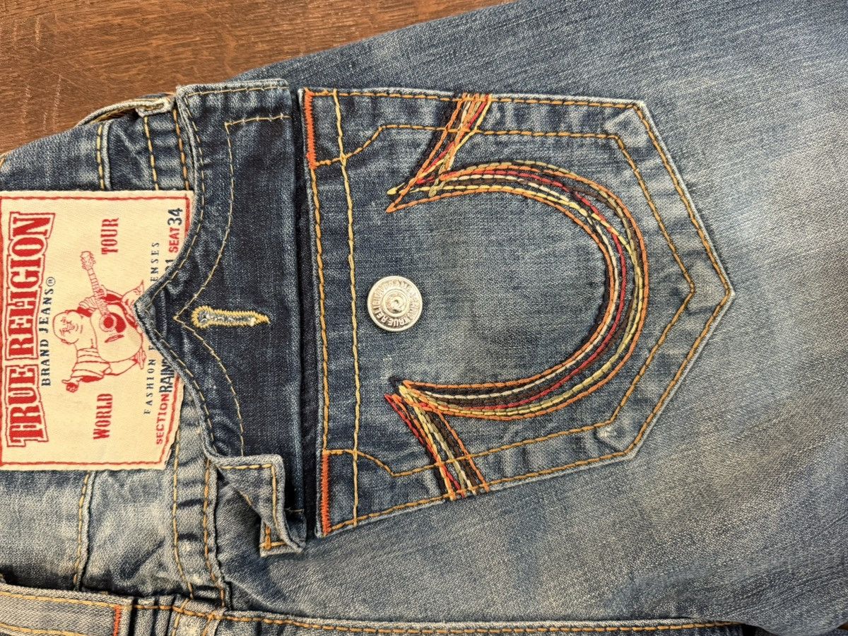 True Religion True Religion - vintage 2010’s willy rainbow jeans Size US 31 - 6 Thumbnail