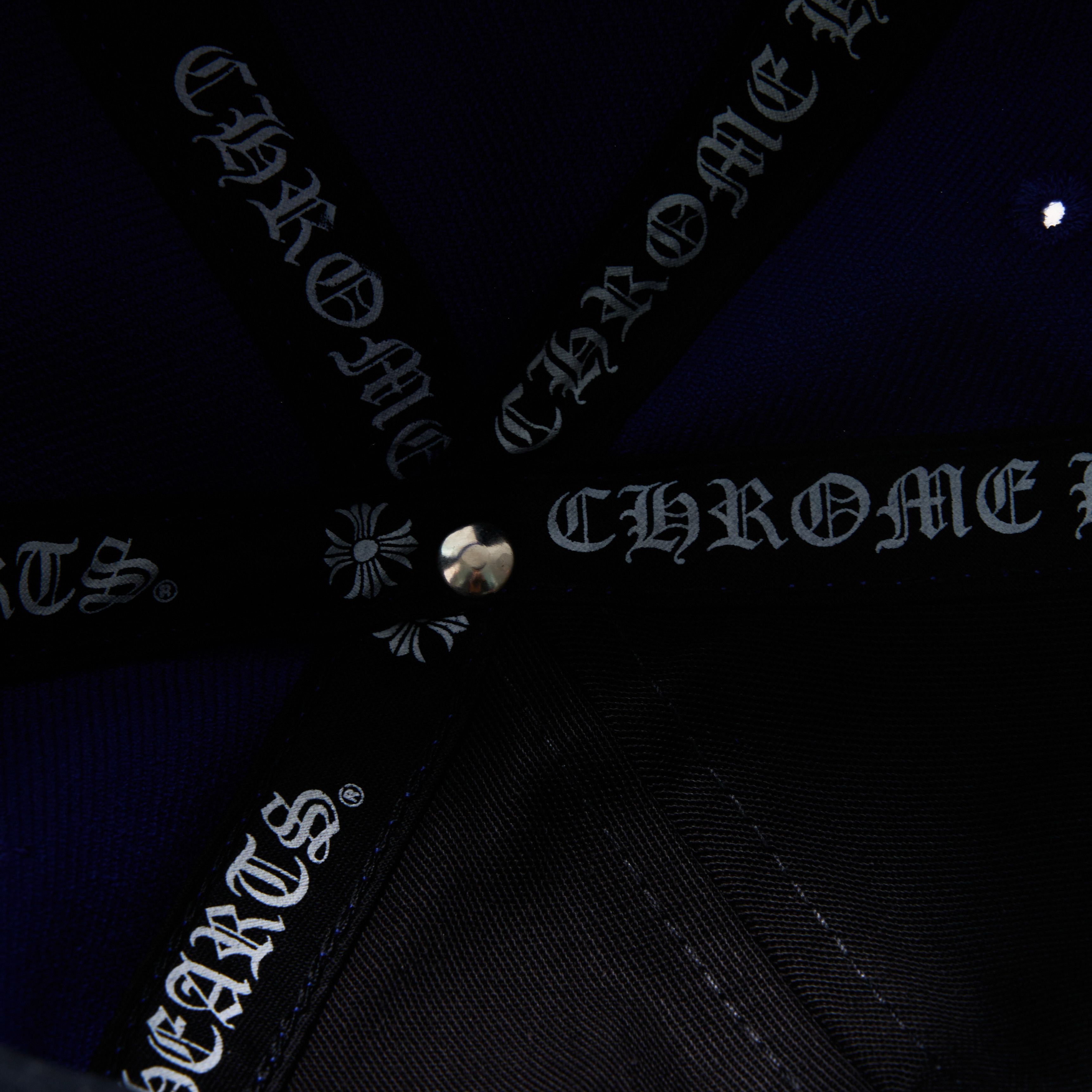 Chrome Hearts Chrome Hearts 6 Panel On Field CH White Baseball Cap Blue Size ONE SIZE - 7 Thumbnail