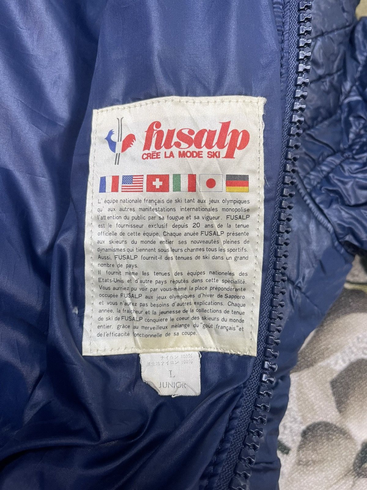 Fusalp Vintage Fusalp Puffer Jacket Goldwin Size US L / EU 52-54 / 3 - 15 Thumbnail
