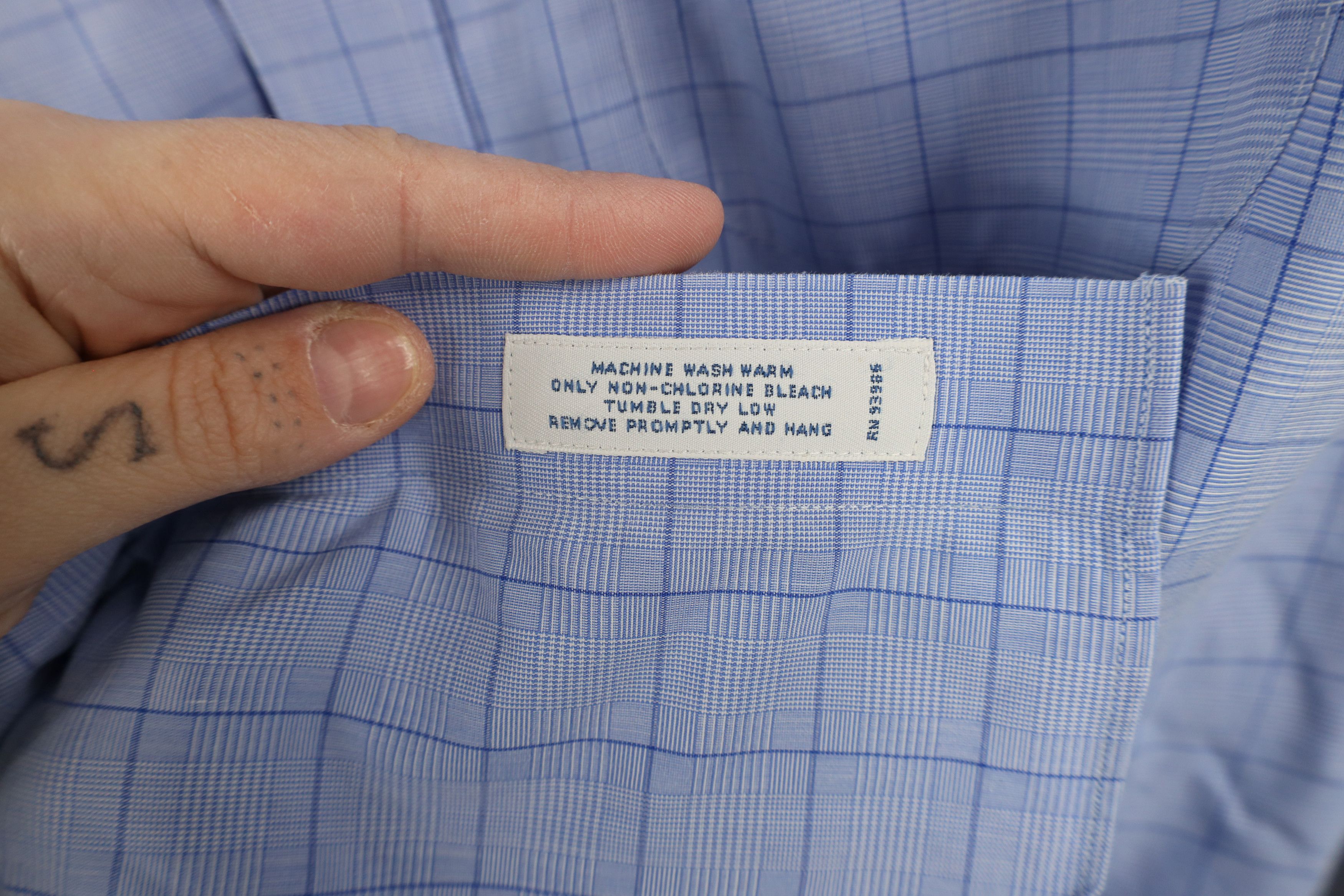 Brooks Brothers × Vintage Vintage 90s Brooks Brothers Fit Non Iron Button Shirt Plaid Size US M / EU 48-50 / 2 - 8 Thumbnail