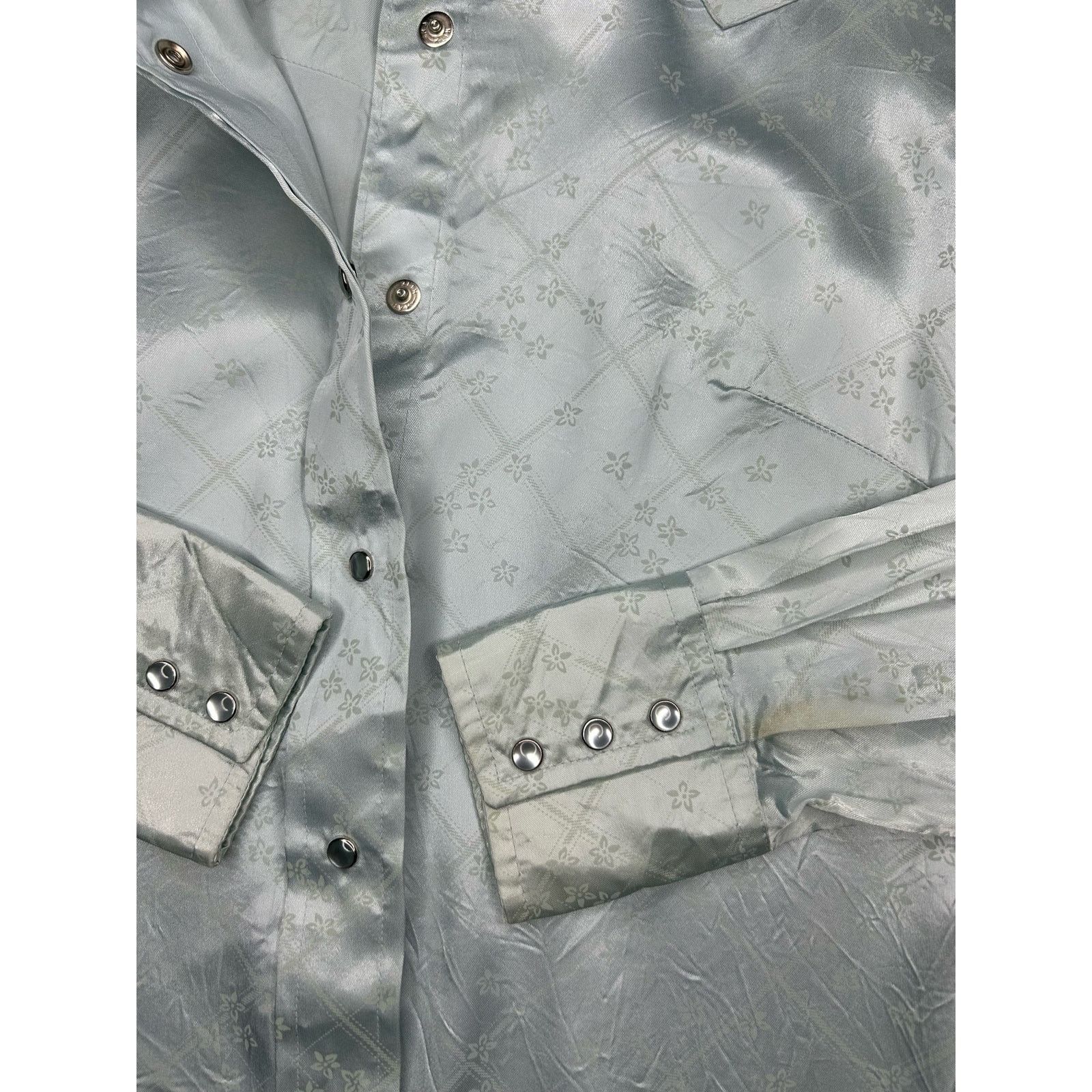 Vintage VTG Woman’s 70s/80s Pearl Snap Miller Western Wear Shirt Size M / US 6-8 / IT 42-44 - 6 Thumbnail