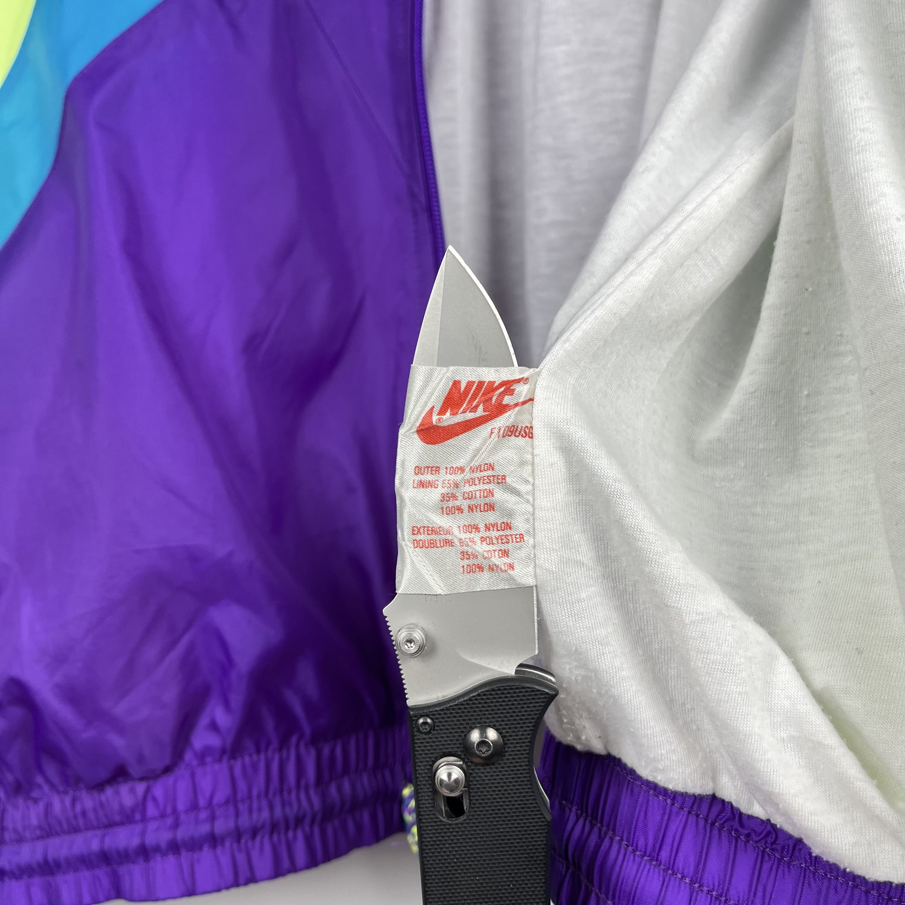Nike Vintage Nike Multicolour Nylon Light Track Jacket 90’s Size US XXL / EU 58 / 5 - 14 Thumbnail