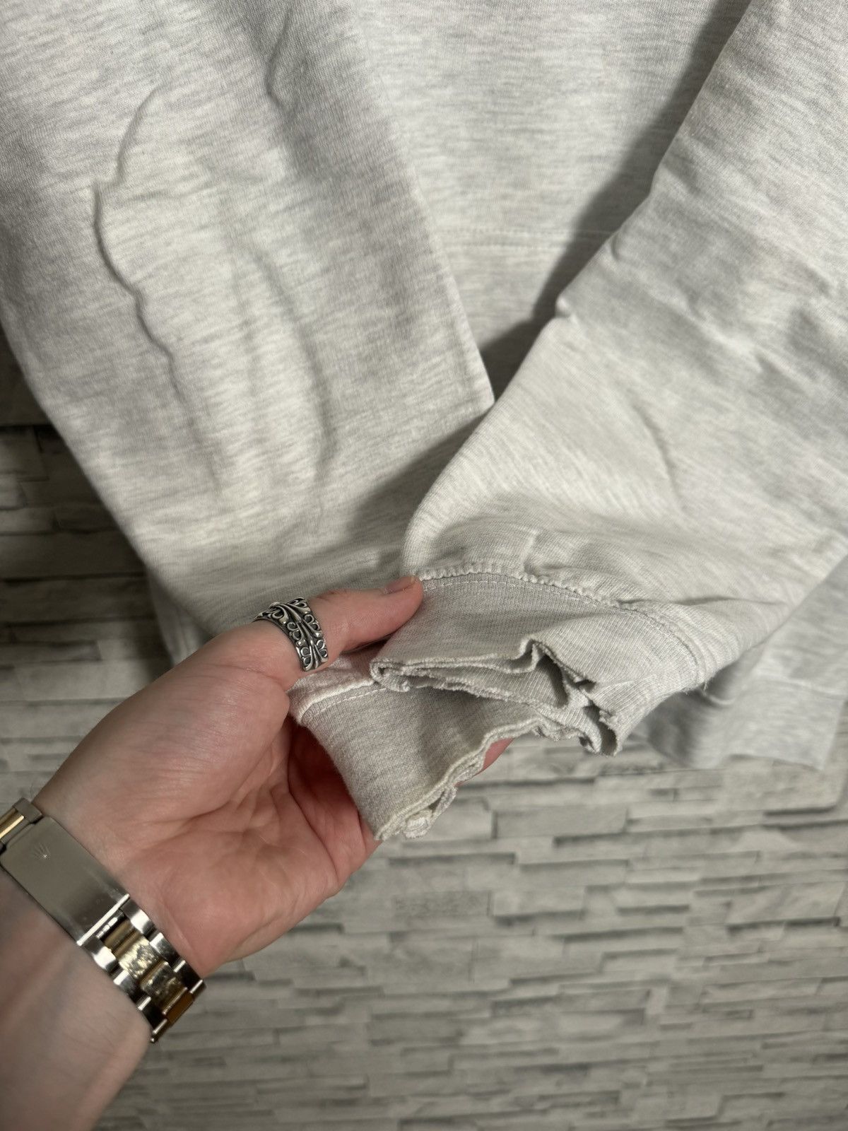 Other Hoodie — Faded Grey Grunge Streetwear (M-L) Size US M / EU 48-50 / 2 - 5 Thumbnail
