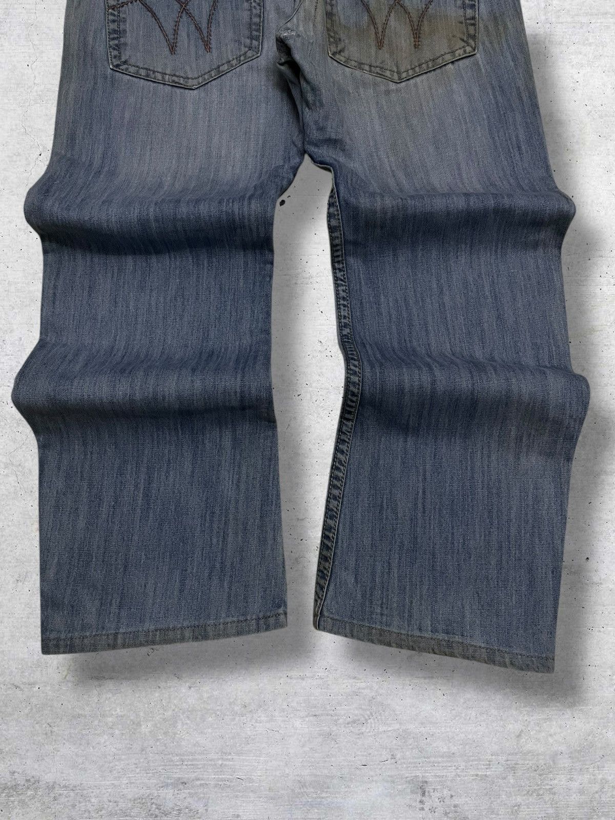 Japanese Brand VINTAGE TOUGH OG JAPAN CRAFTED RARE FIND SERIAL KILLER DENIM Size US 34 / EU 50 - 11 Thumbnail