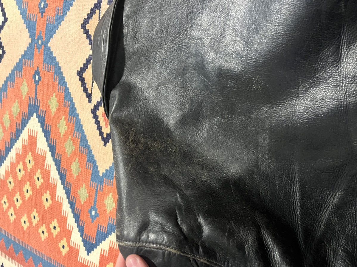 Japanese Brand Vintage 50’s cropped leather bomber jacket Size US L / EU 52-54 / 3 - 20 Thumbnail
