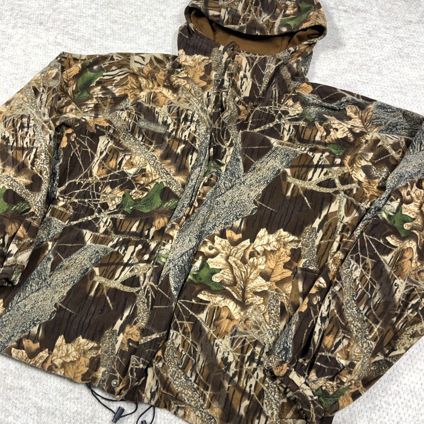 Vintage VINTAGE Columbia Camouflage Jacket Men 2XL Hooded Packable Outdoor Hunting Brown Camo Jacket Mens Size 2XL Size US XXL / EU 58 / 5 - 4 Thumbnail