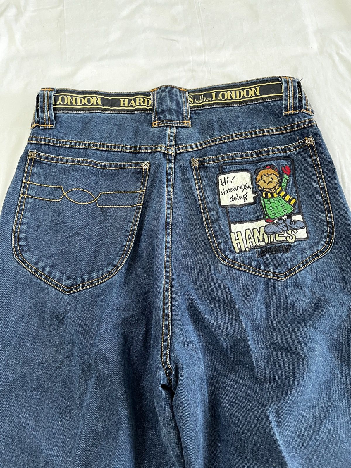 Hardy Amies Dark blue baggy jeans from hardy amies Size US 32 / EU 48 - 8 Thumbnail