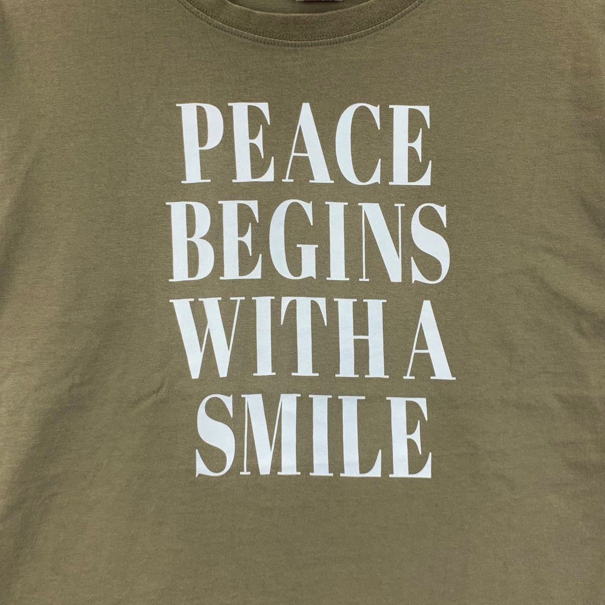 SHIPS SHIPS JAPAN x BRANCA STUDIO Peace Smile Tee Shirt Size M / US 6-8 / IT 42-44 - 3 Thumbnail