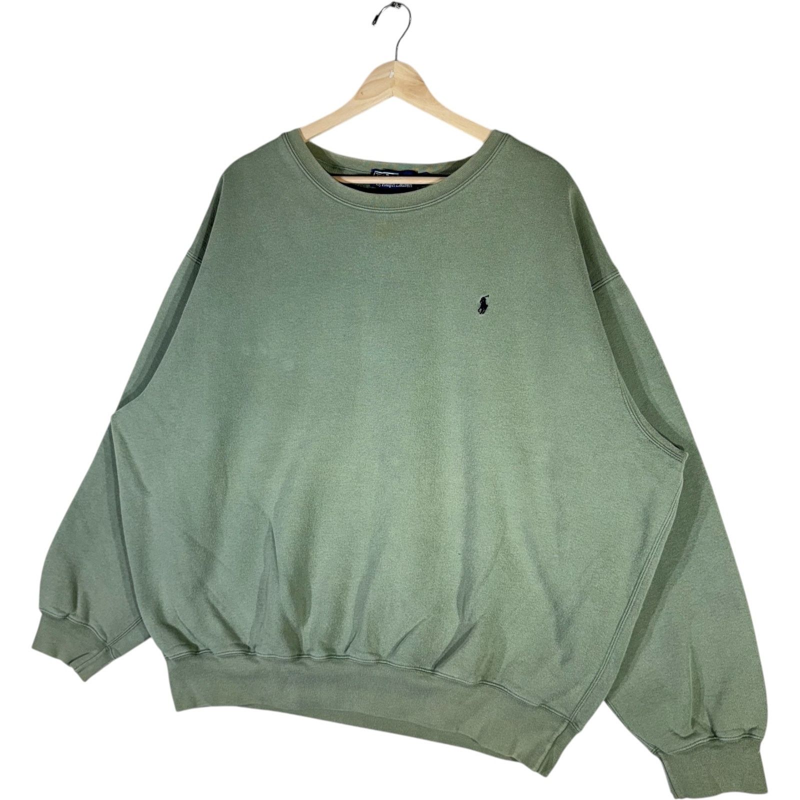 Polo Ralph Lauren Vintage Polo Ralph Lauren Embroidered Logo Crewneck 90s XL Size US XL / EU 56 / 4 - 3 Thumbnail