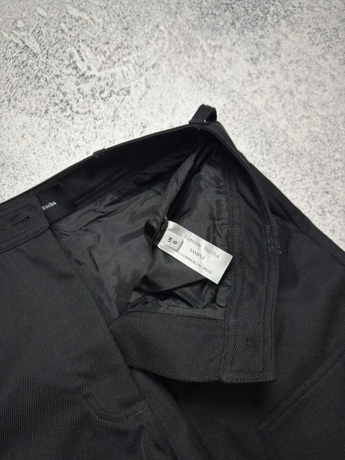 Simone Rocha Simone Rocha RARE Runway Sample Black Cargo Trousers UK 6 Size US 30 / EU 46 - 10 Thumbnail