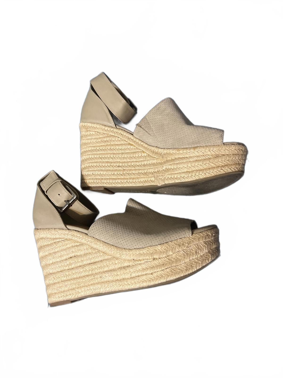 Other Indigo Rd. Beige Espadrille Wedge Sandals with Ankle Strap 9 Size US 9 / IT 39 - 3 Thumbnail