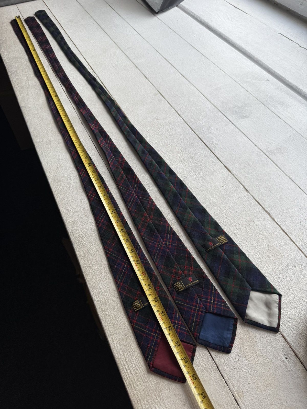 Designer × Vintage 3x Vintage Scottish Wool Tartan Ties Made in Scotland Size ONE SIZE - 7 Thumbnail