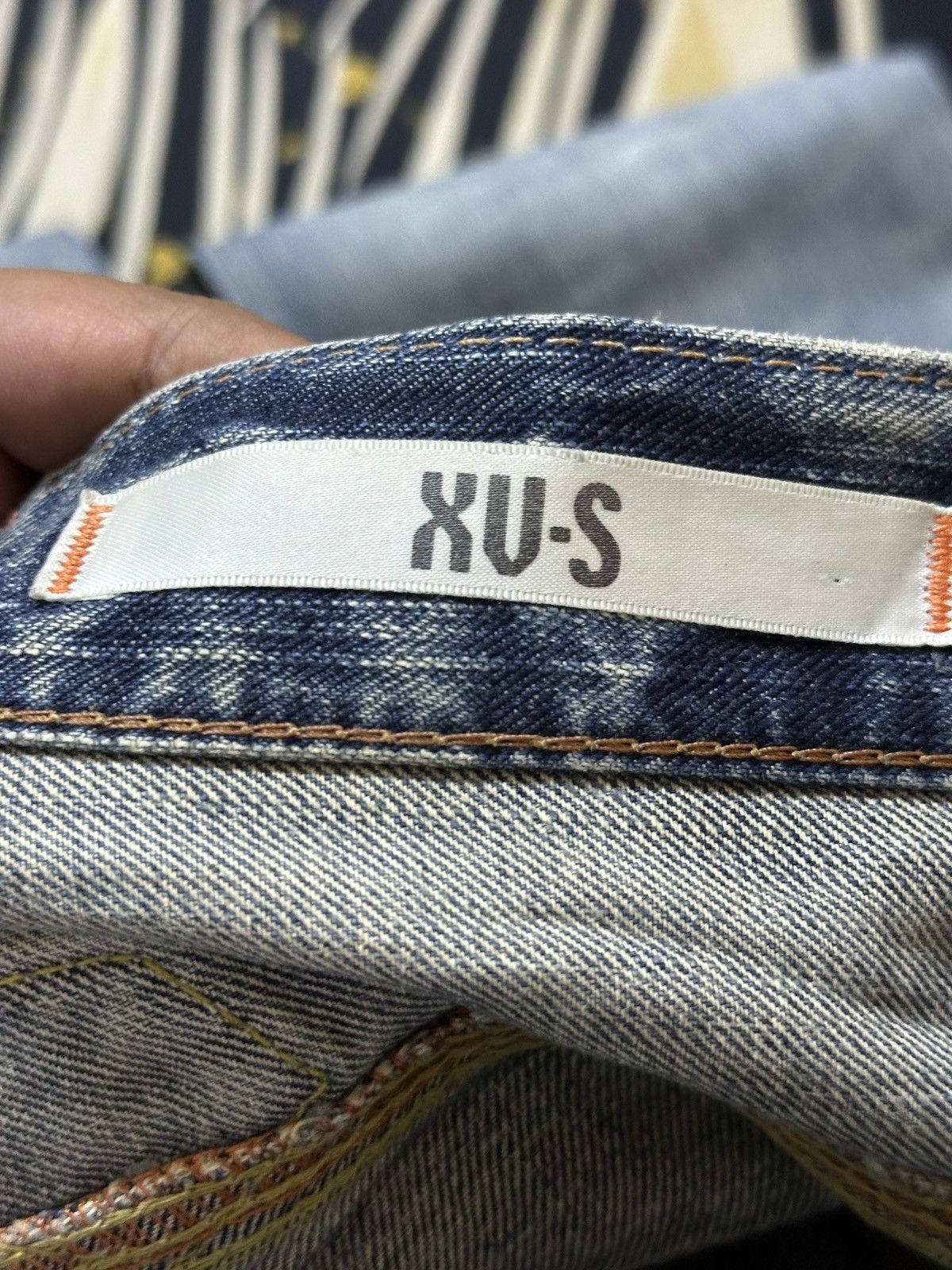 Edwin Vintage Edwin XV-S Flare Faded Buckle Belt Denim Size US 30 / EU 46 - 6 Thumbnail