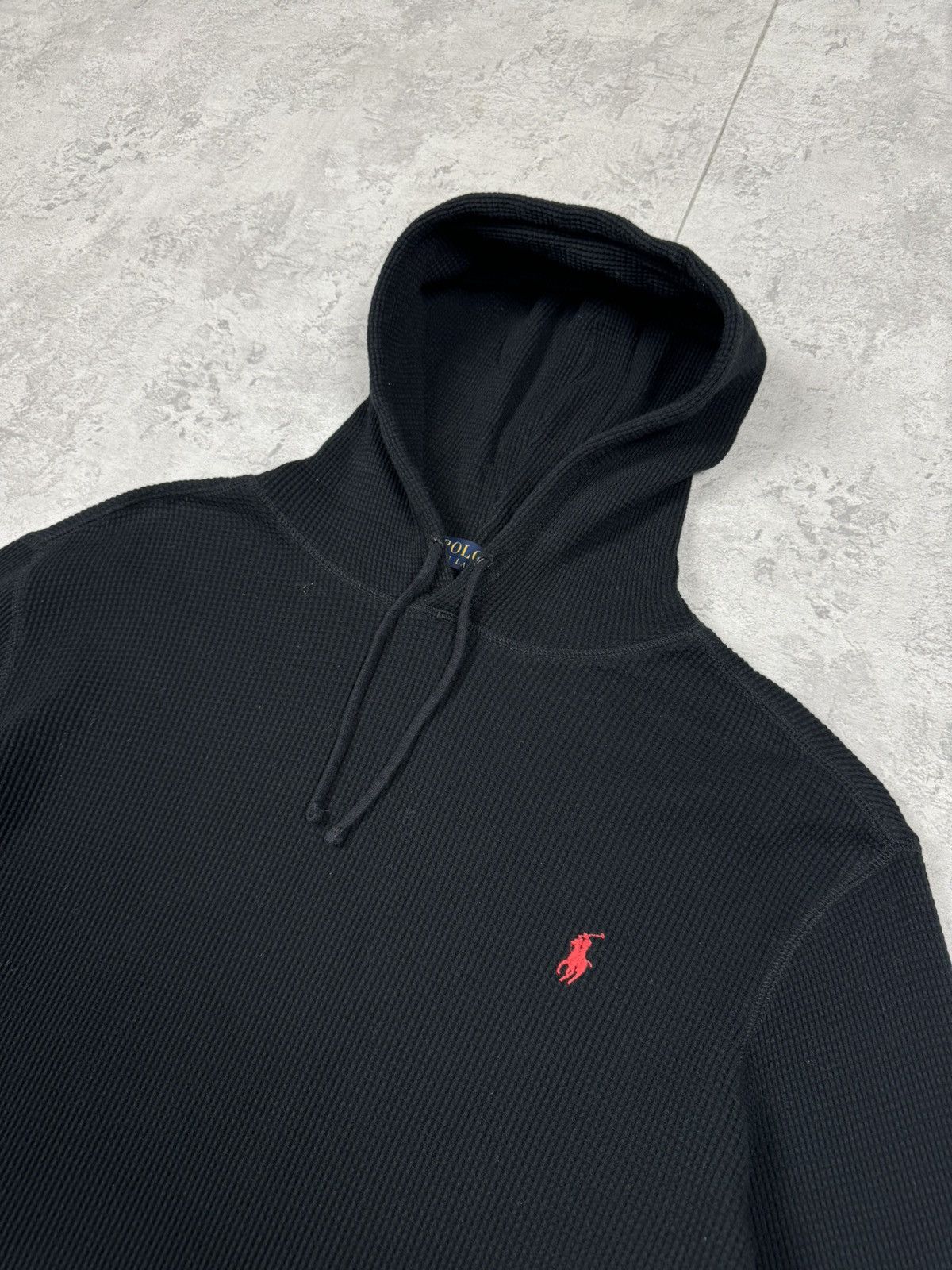 Polo Ralph Lauren Polo Ralph Lauren Waffle Hoodie Size L Size US L / EU 52-54 / 3 - 5 Thumbnail