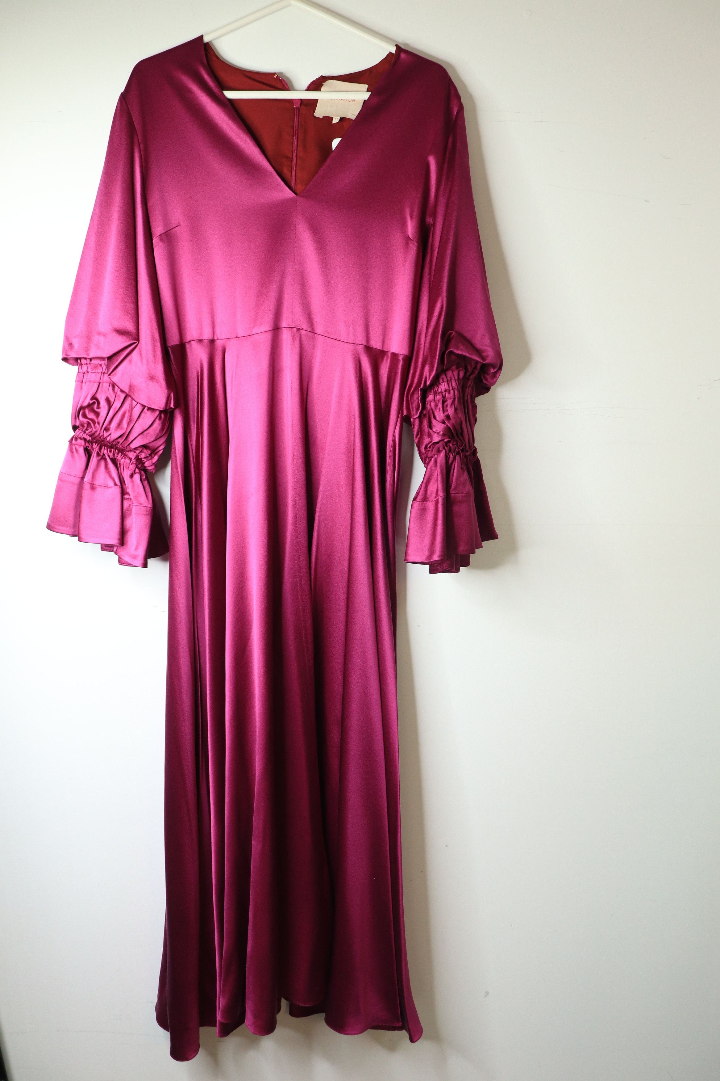 ROKSANDA Pink silk midi dress - UK 14 Size L / US 10 / IT 46 - 1 Thumbnail