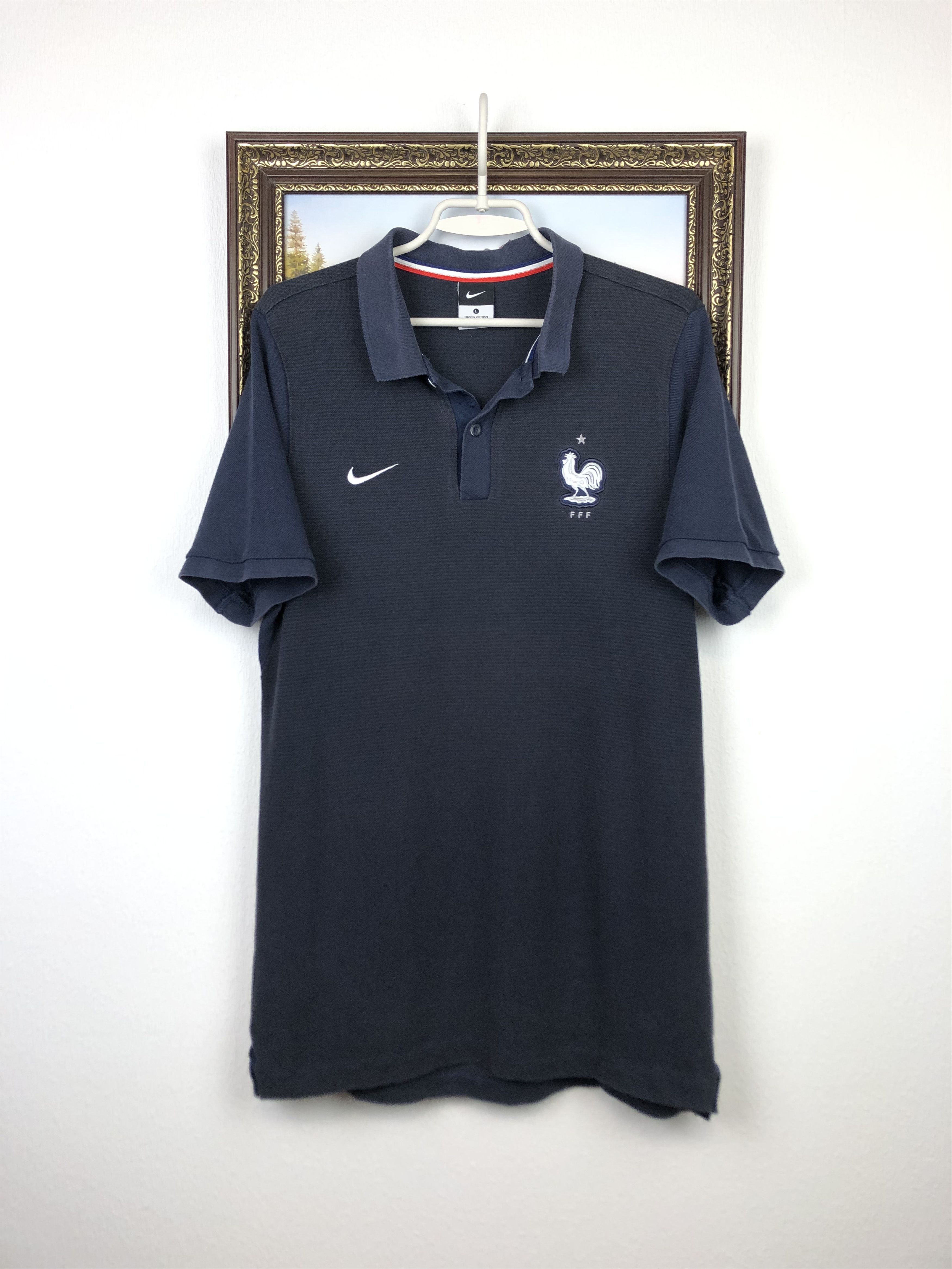 Nike Nike France National Football Shirt Soccer Training Jersey Size US L / EU 52-54 / 3 - 1 Thumbnail