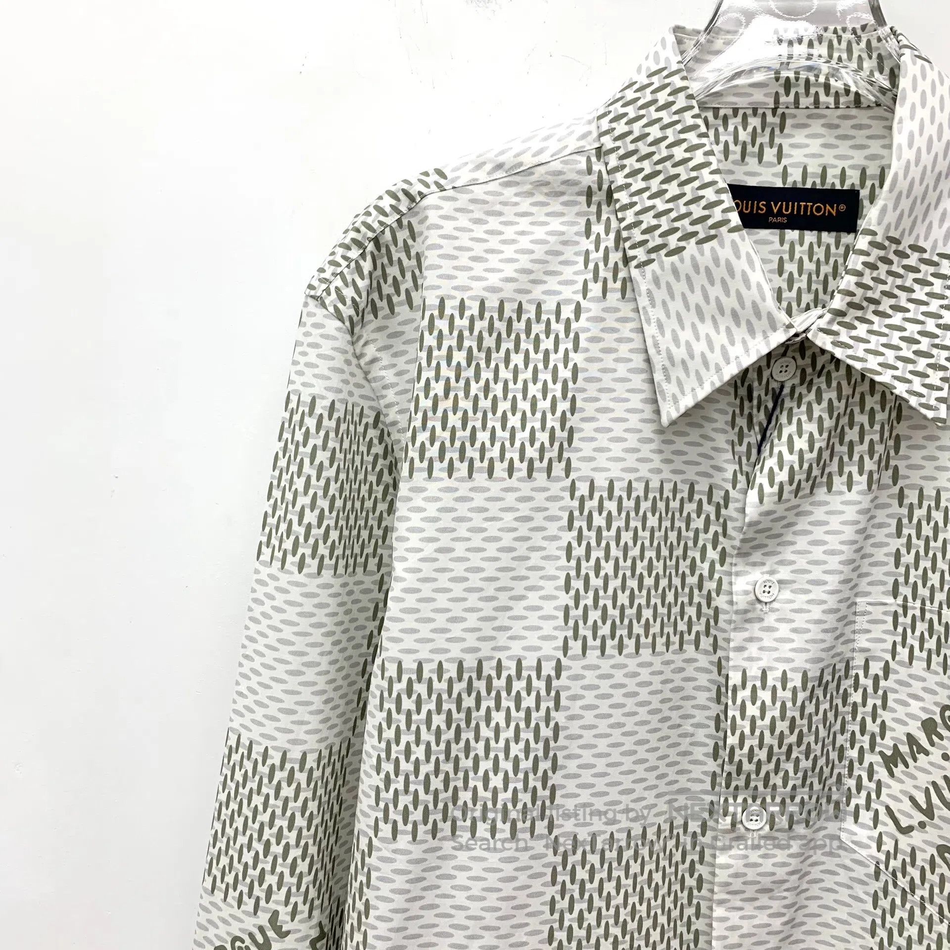 Louis Vuitton Louis Vuitton Contrast color checkerboard cotton lapel sin Size US XL / EU 56 / 4 - 3 Thumbnail