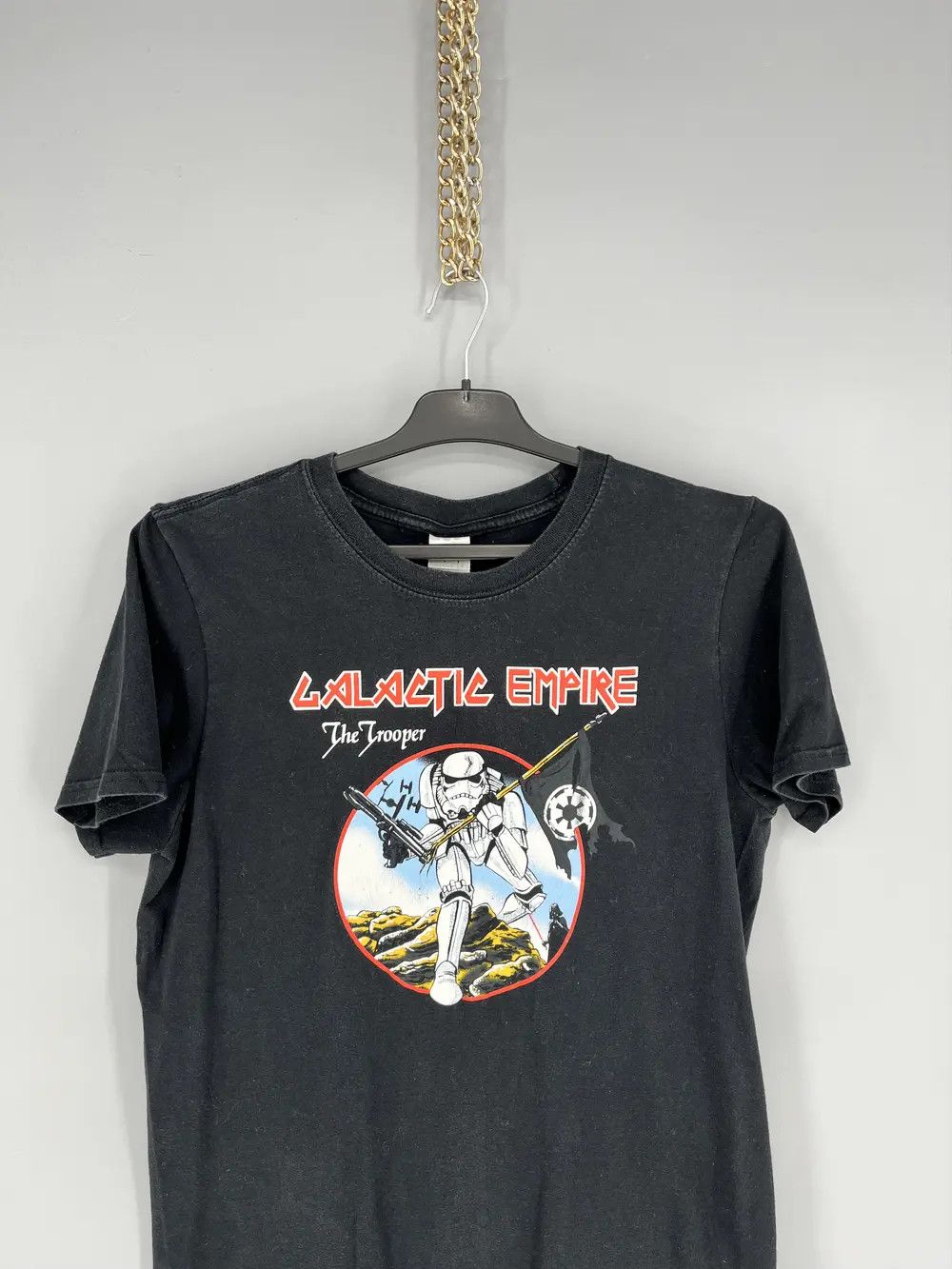 Band Tees VINTAGE STAR WARS x IRON MAIDEN THE TROOPER PROMO TEES Size US M / EU 48-50 / 2 - 6 Thumbnail