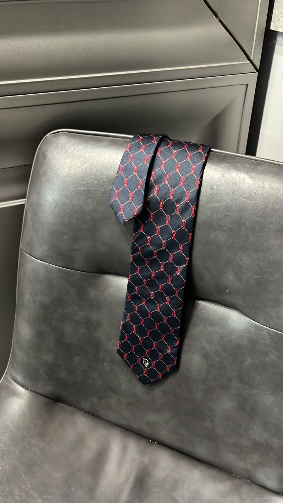 Christian Dior Monsieur × Vintage Vintage monogram Christian Dior tie Size ONE SIZE - 2 Thumbnail