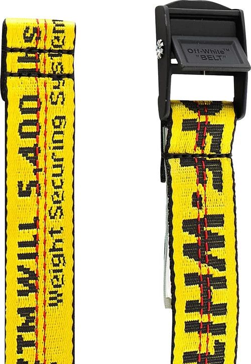 Off-White o1rshd DUP Size: OS/ Classic Mini Industrial Belt in Yellow Size ONE SIZE - 3 Thumbnail